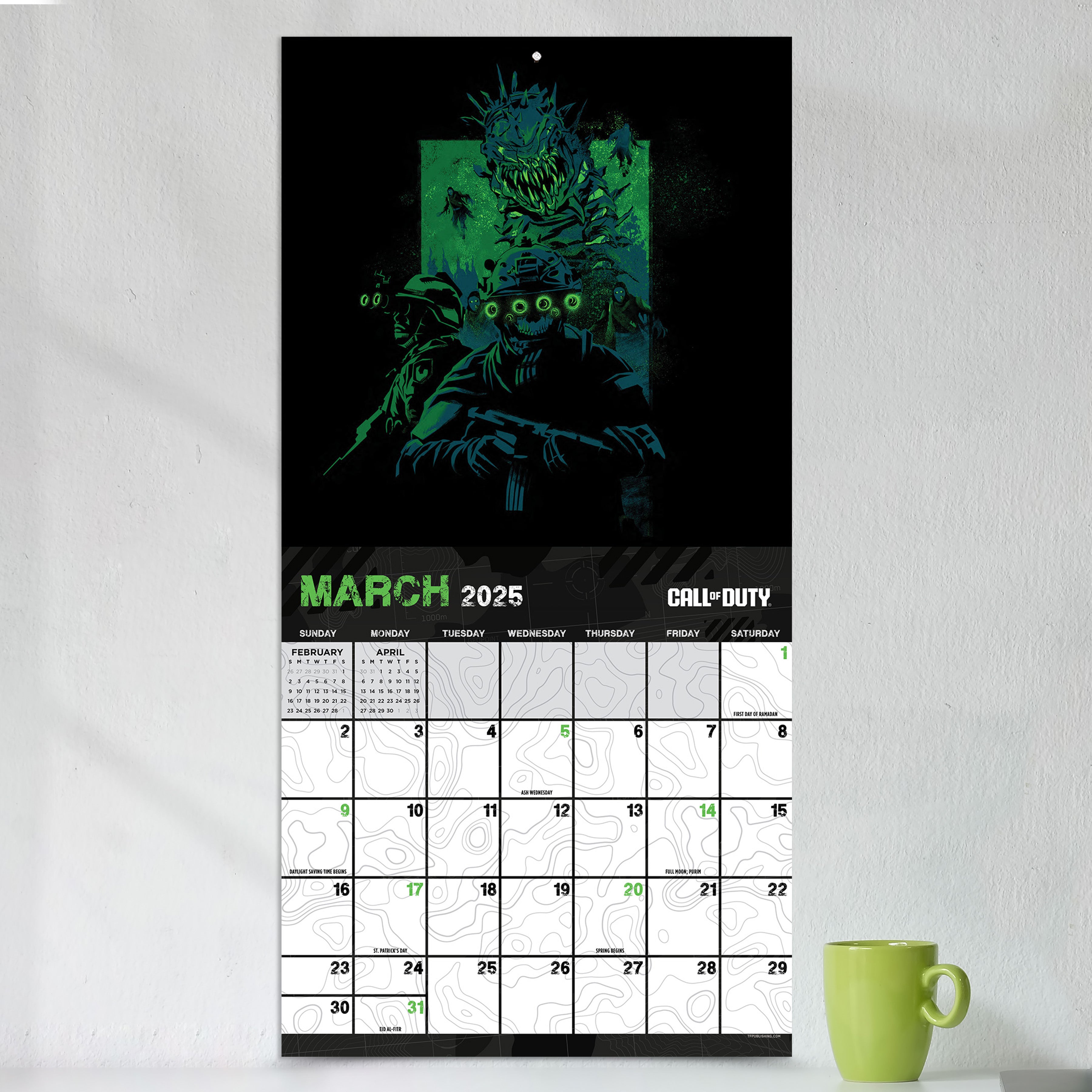 Call of Duty 2025 Wall Calendar