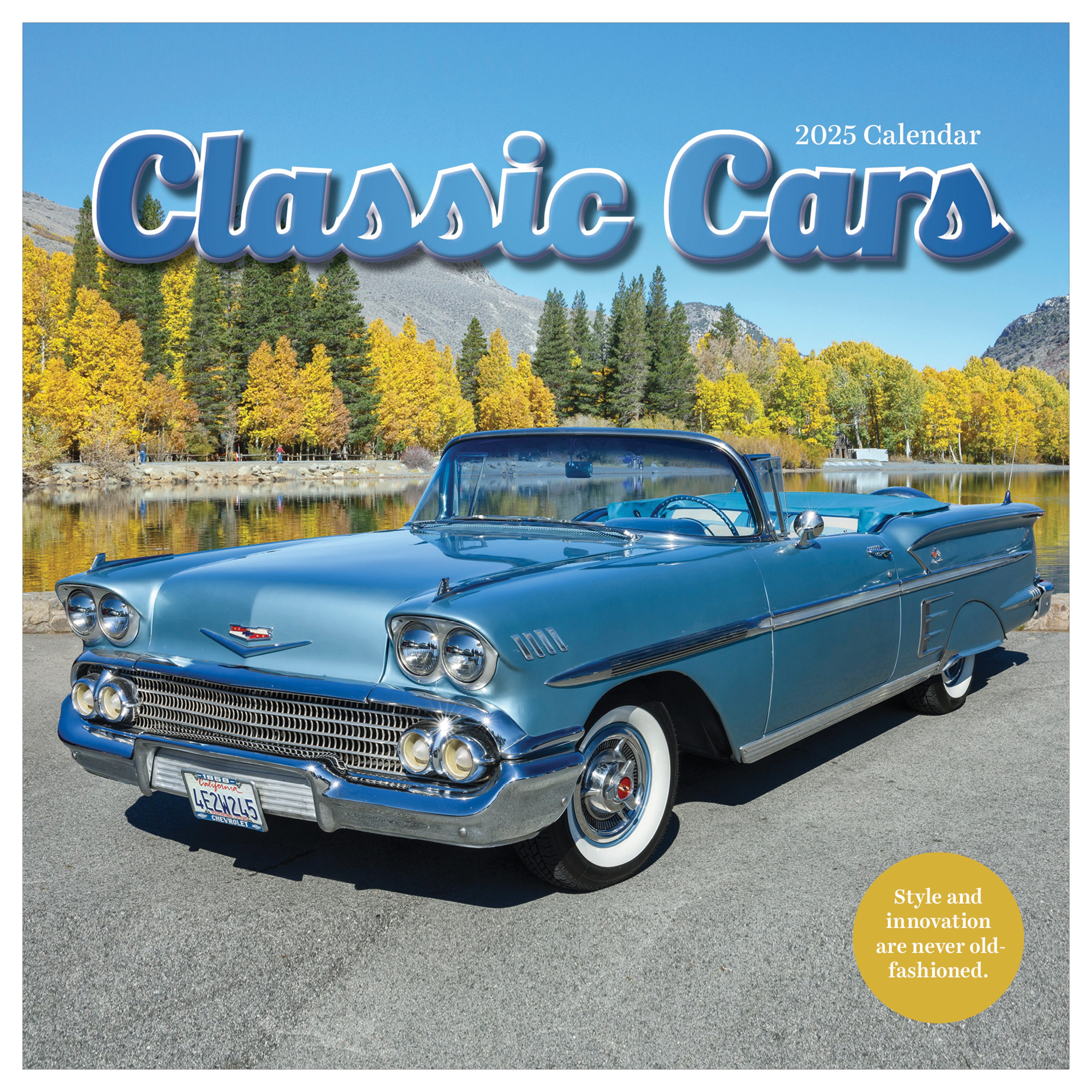 Buy 2025 Classic Cars Wall Calendar