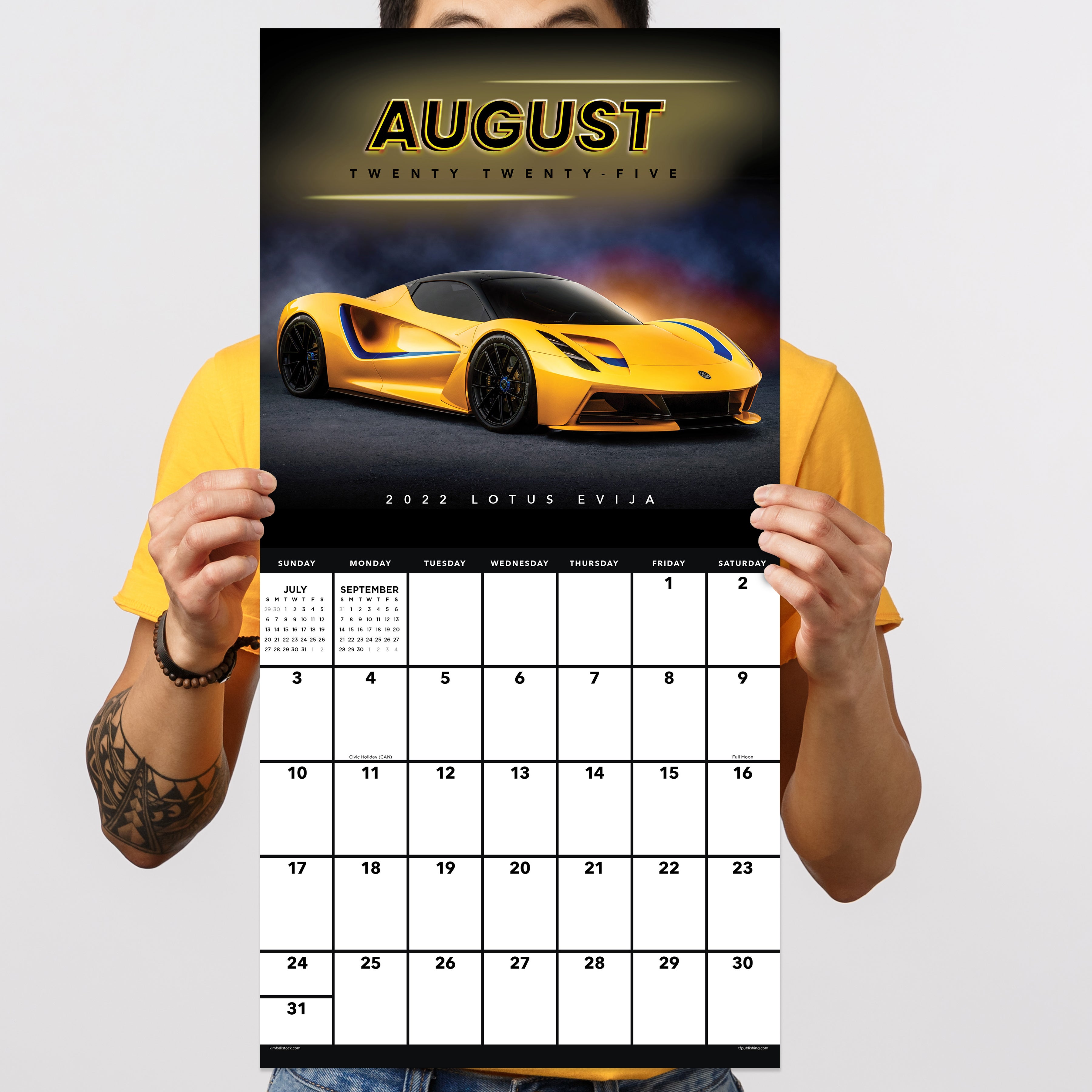 2025 Dream Cars Wall Calendar SELWII