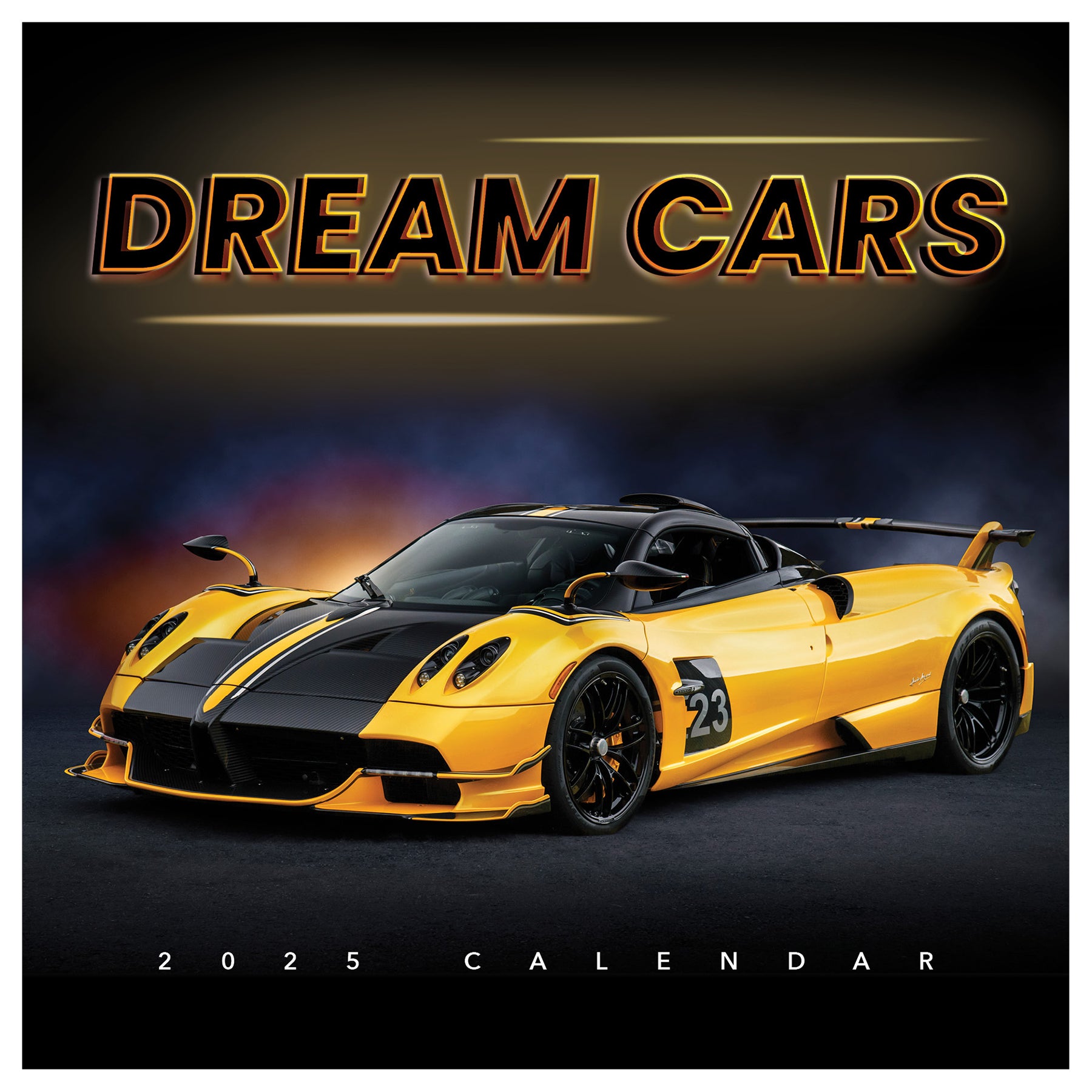 2025 Dream Cars Wall Calendar SELWII