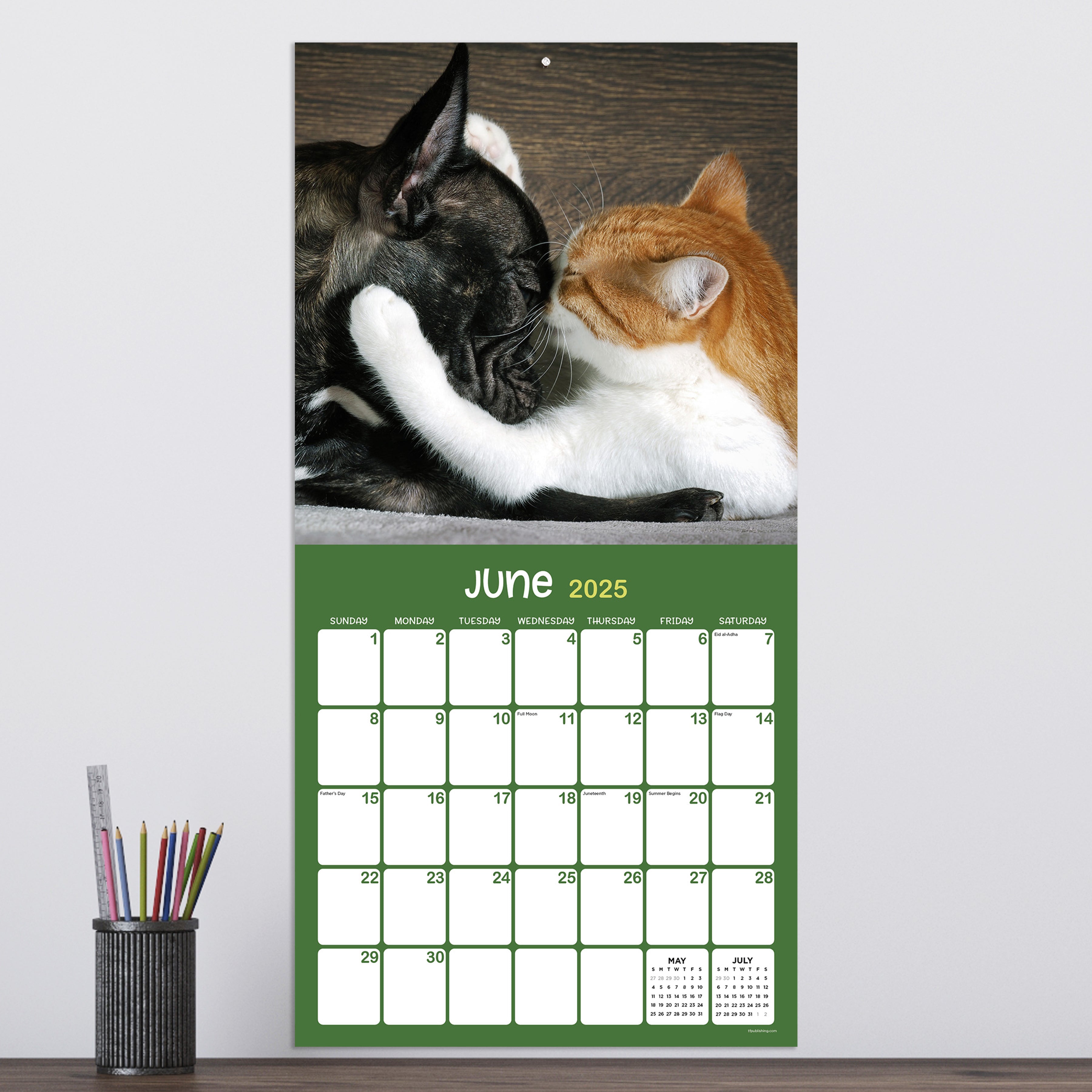 2025 Furry Friends Wall Calendar SELWII