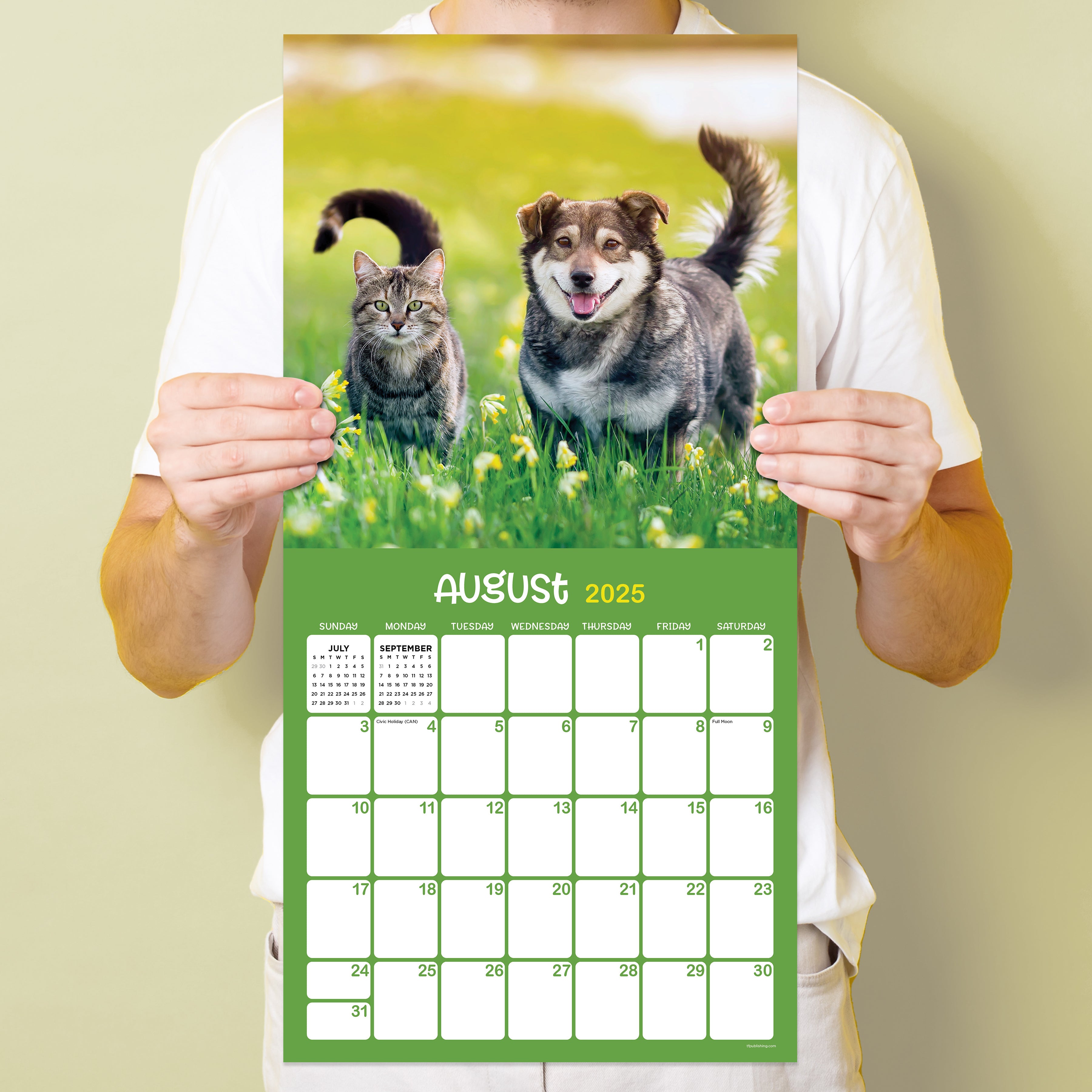 2025 Furry Friends Wall Calendar SELWII