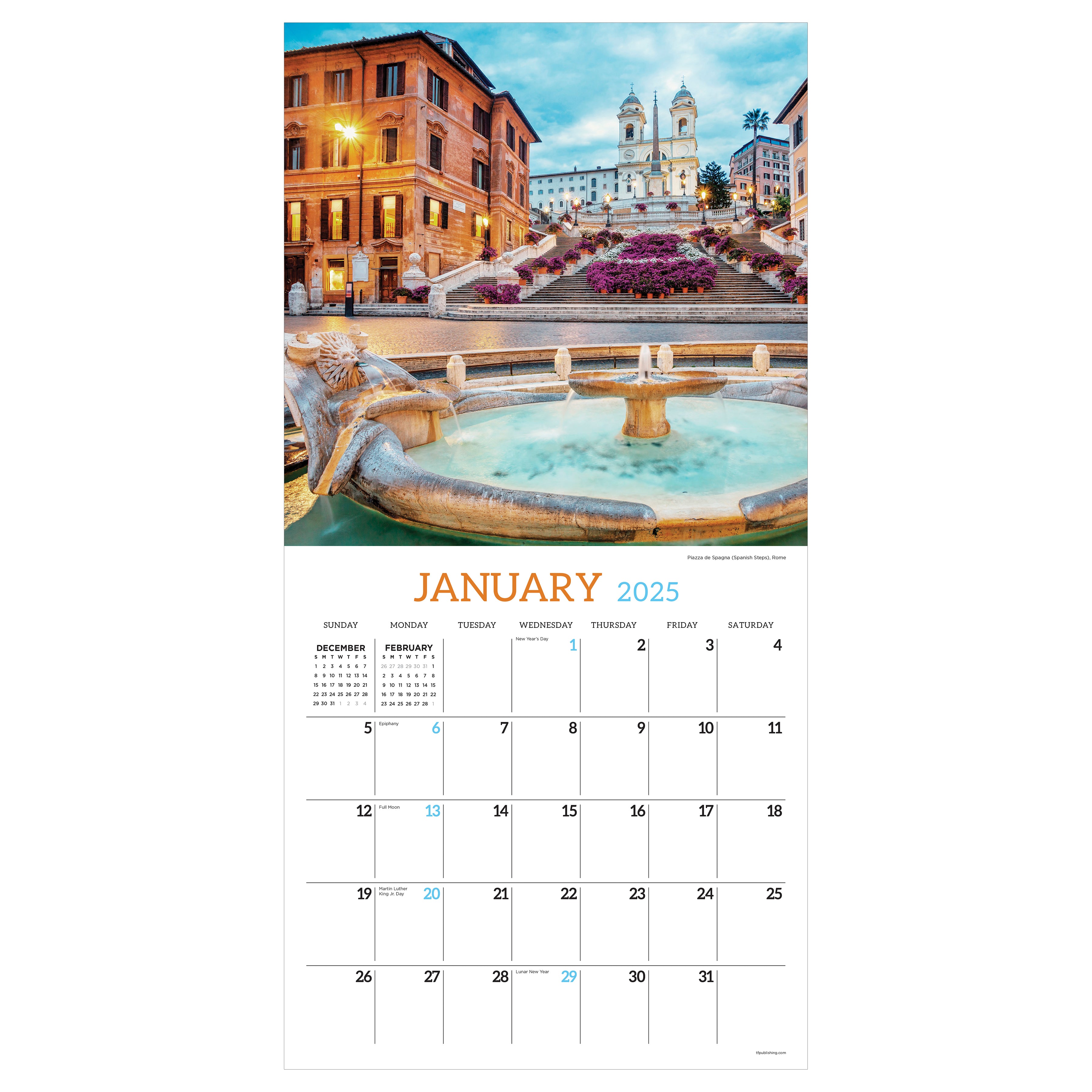 2025 Italy Wall Calendar SELWII