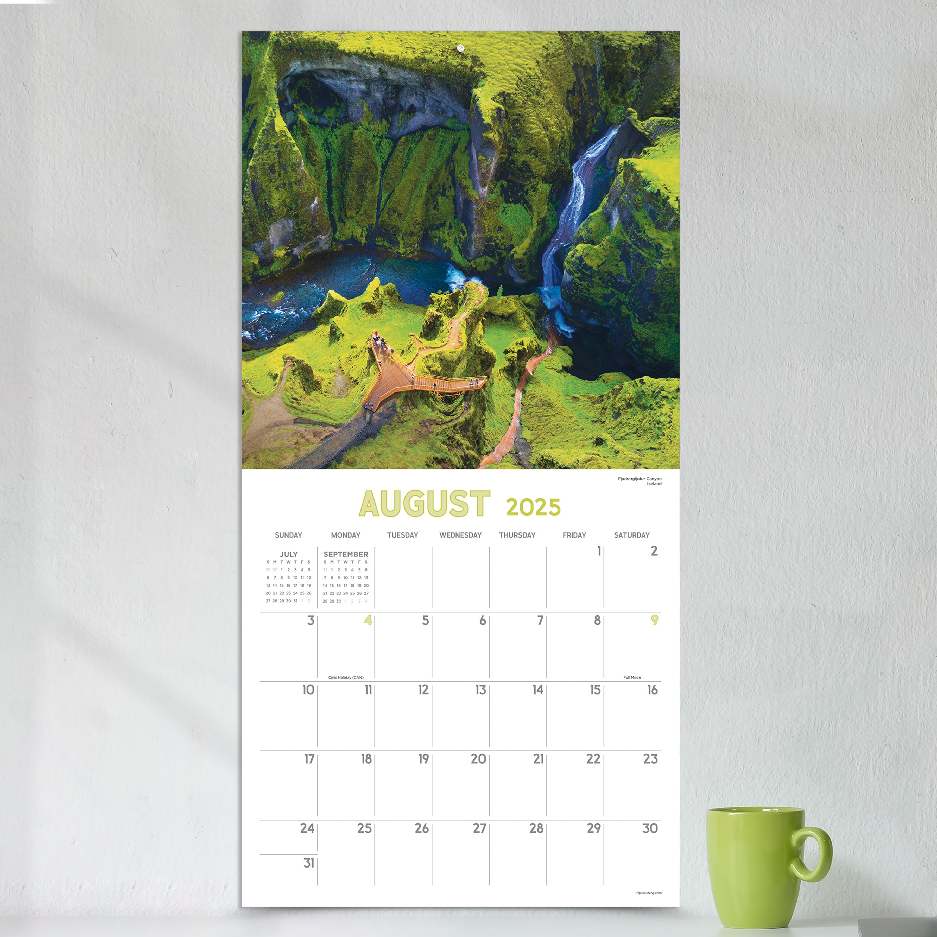 2025 Landscapes Wall Calendar SELWII