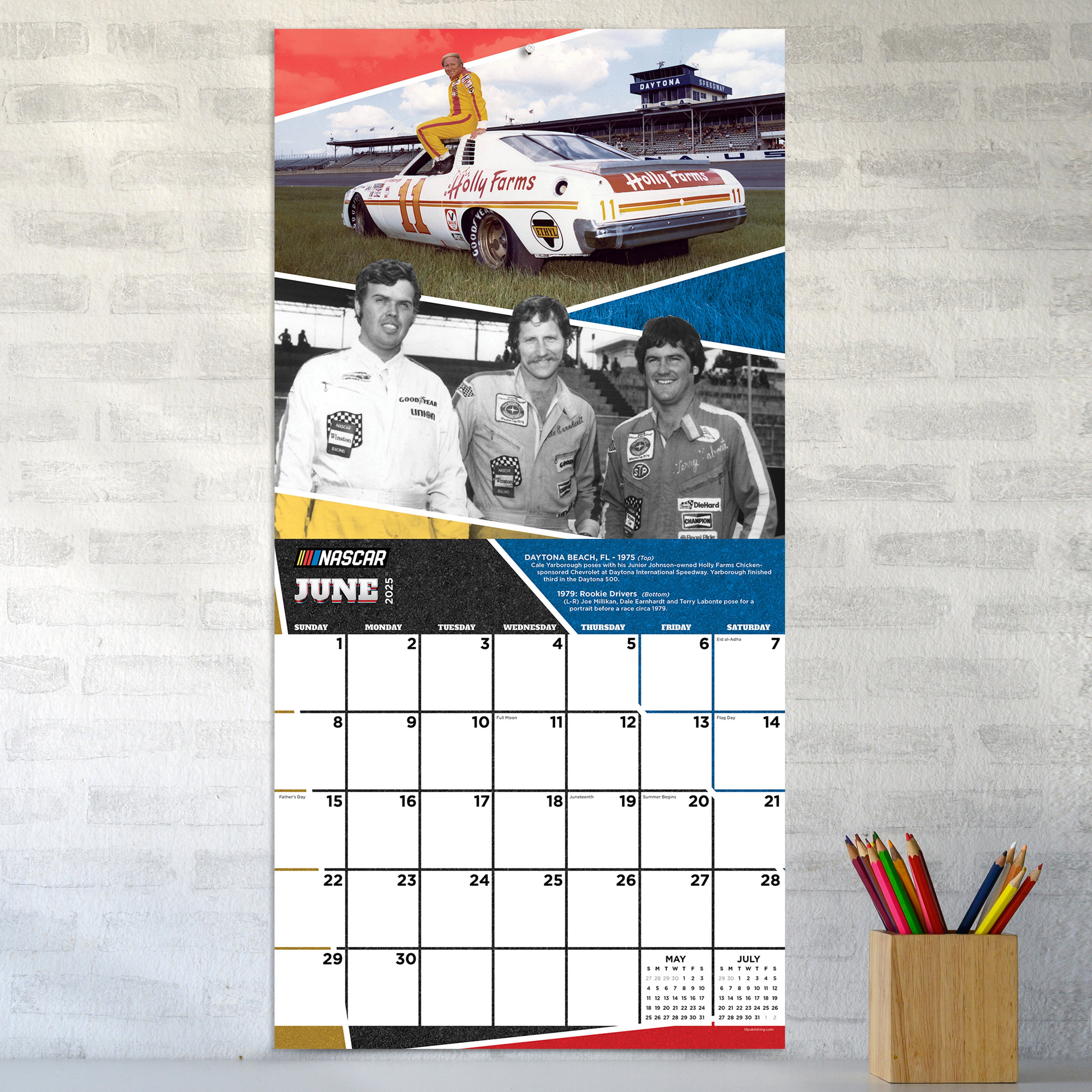 2025 Nascar Heritage Wall Calendar SELWII