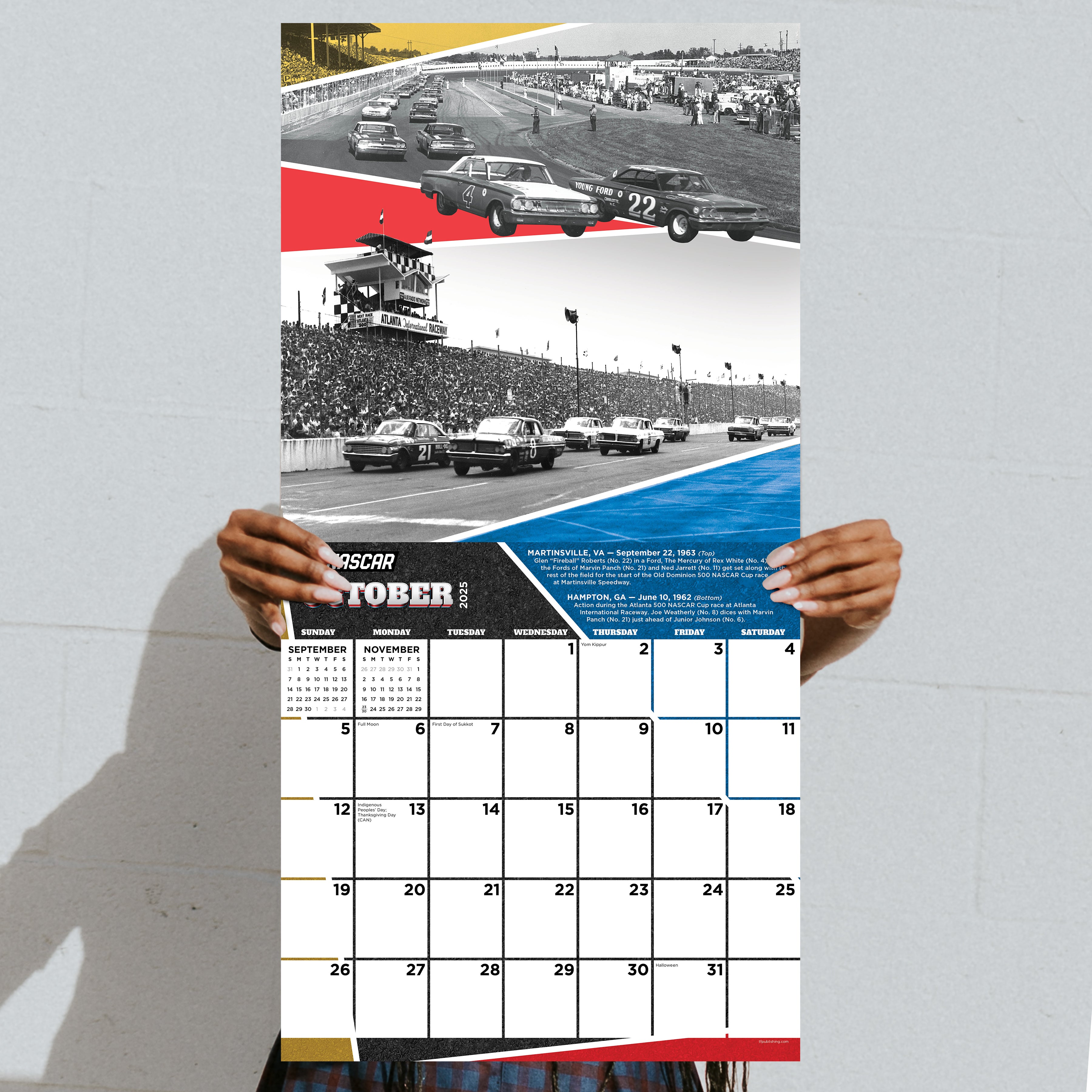 2025 Nascar Heritage Wall Calendar SELWII