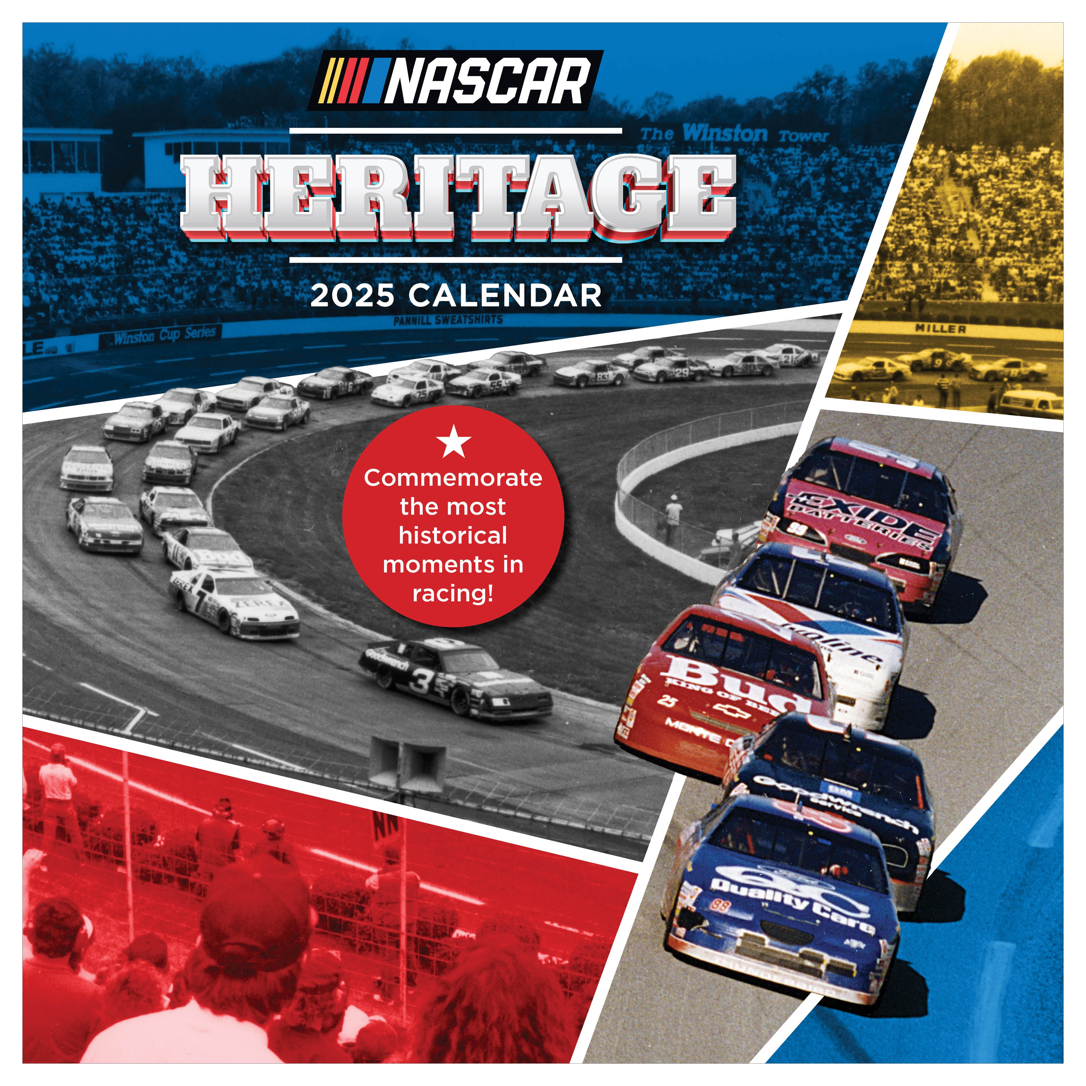 2025 Nascar Heritage Wall Calendar SELWII