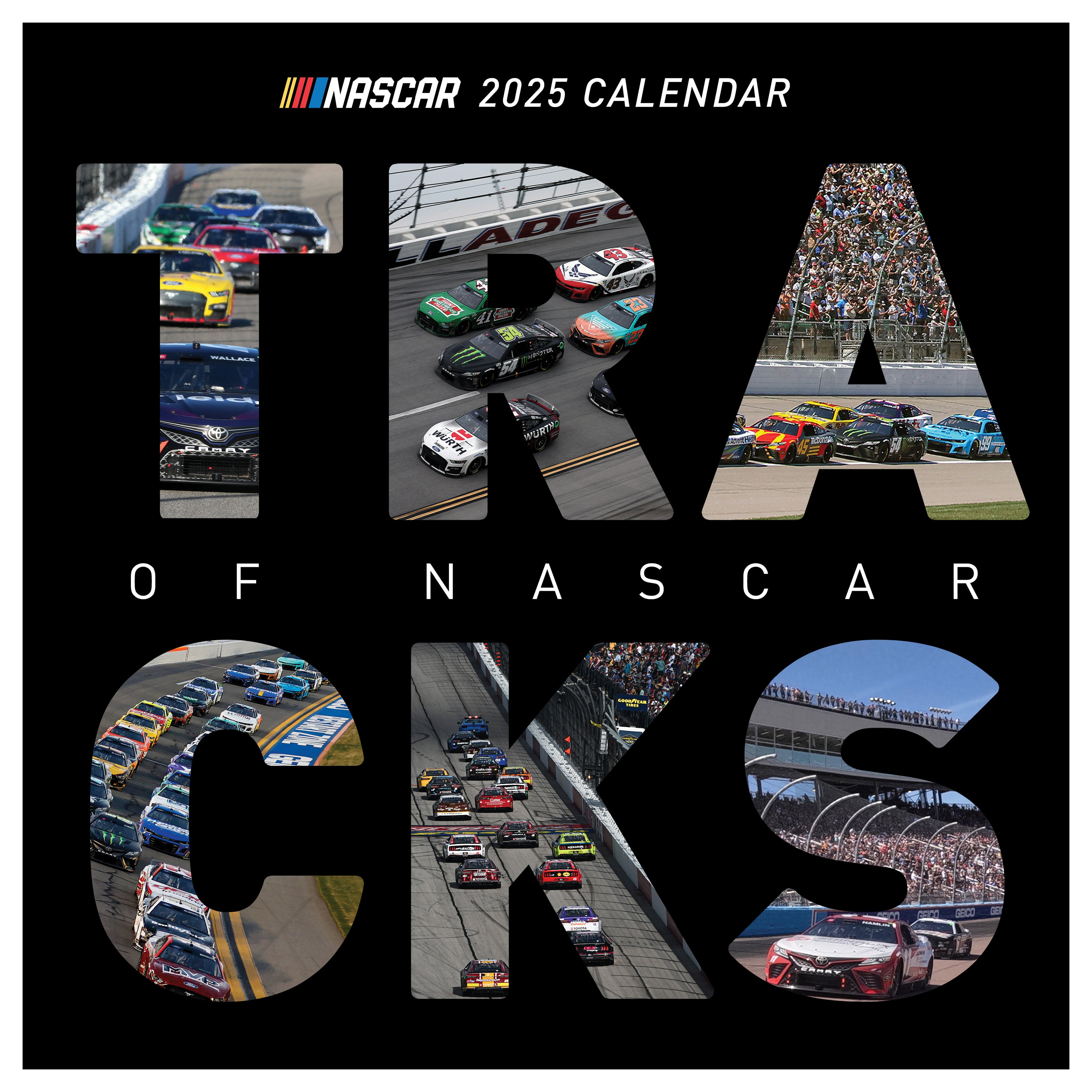 2025 Nascar Tracks Wall Calendar SELWII