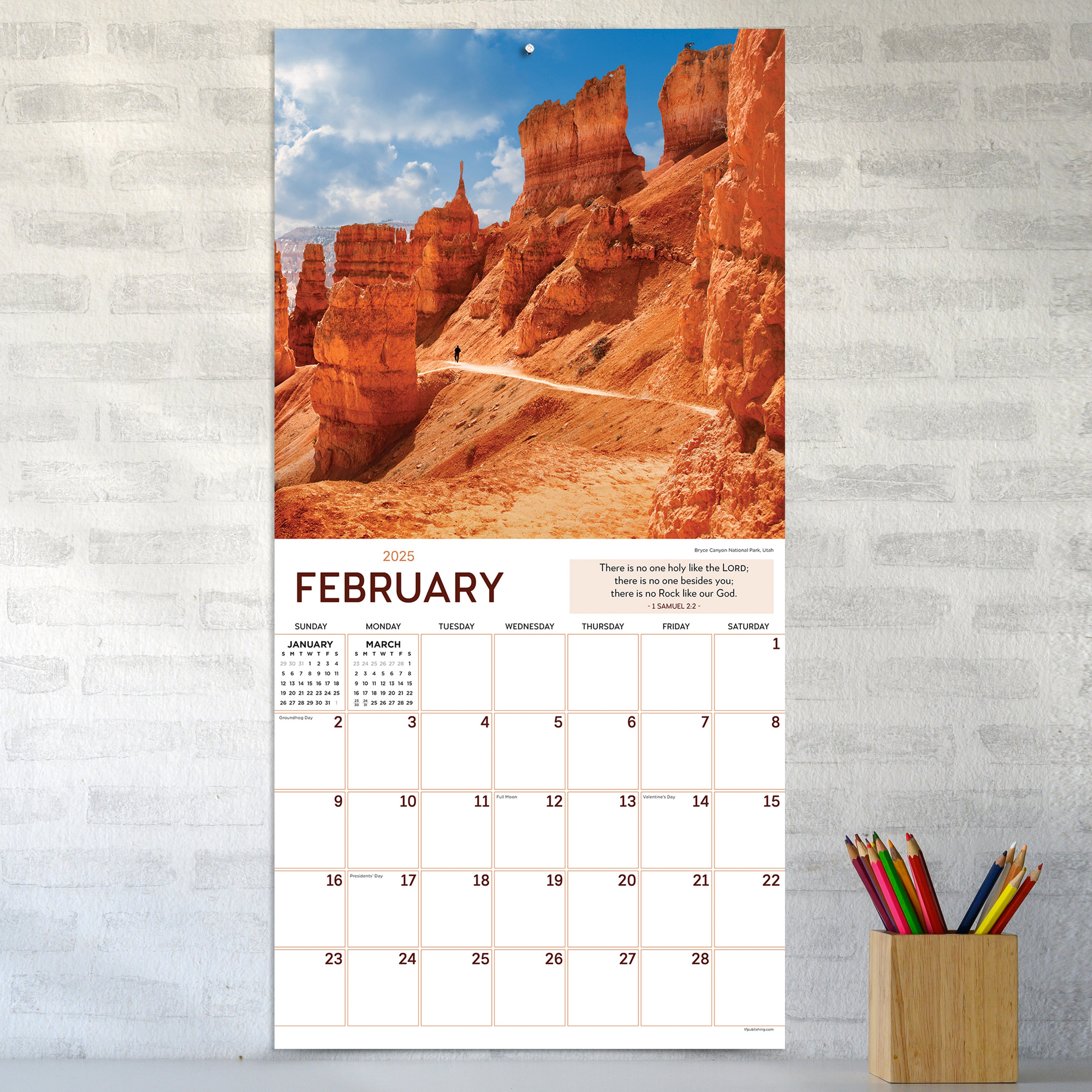 2025 Paths to God Wall Calendar SELWII