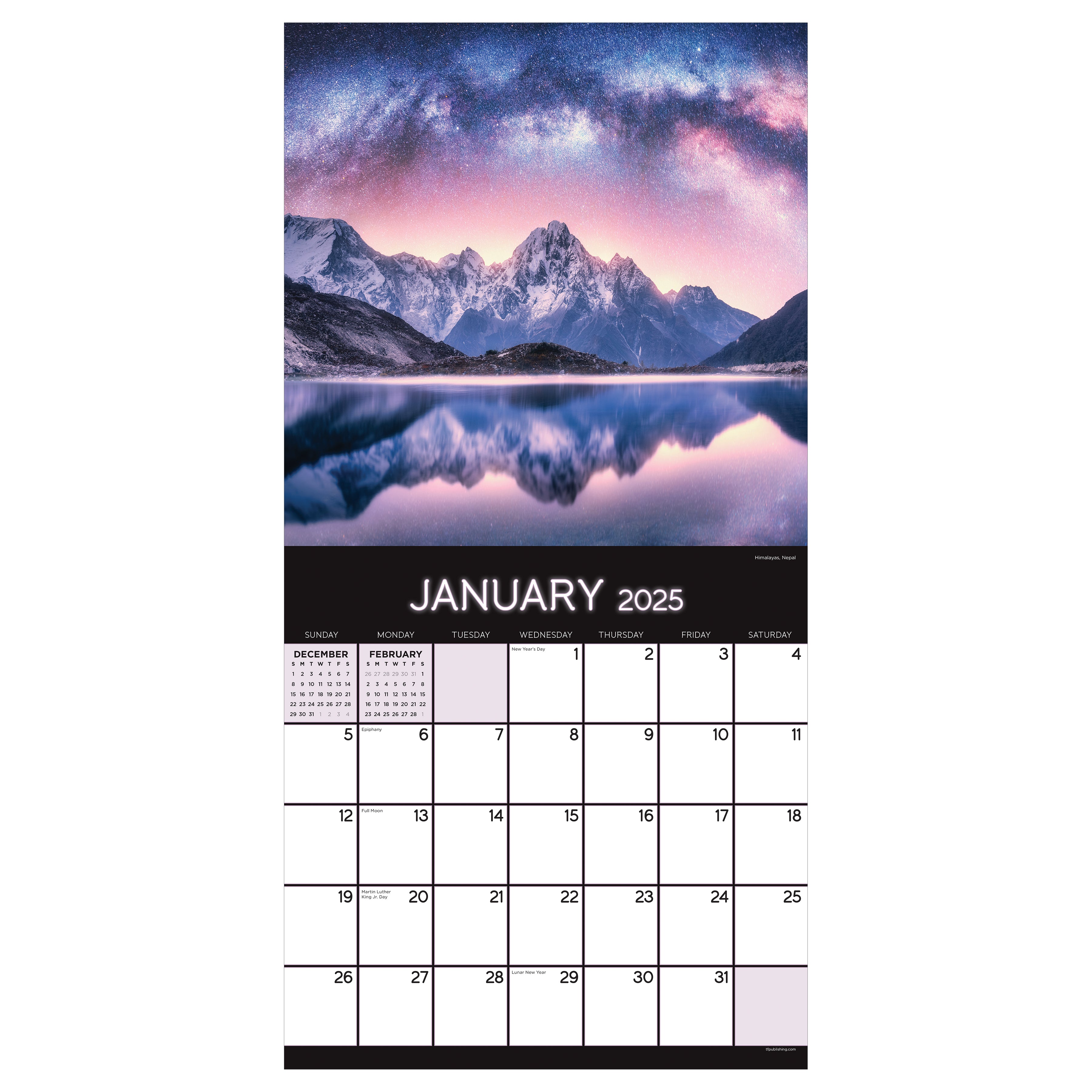 2025 Stargazing Wall Calendar SELWII