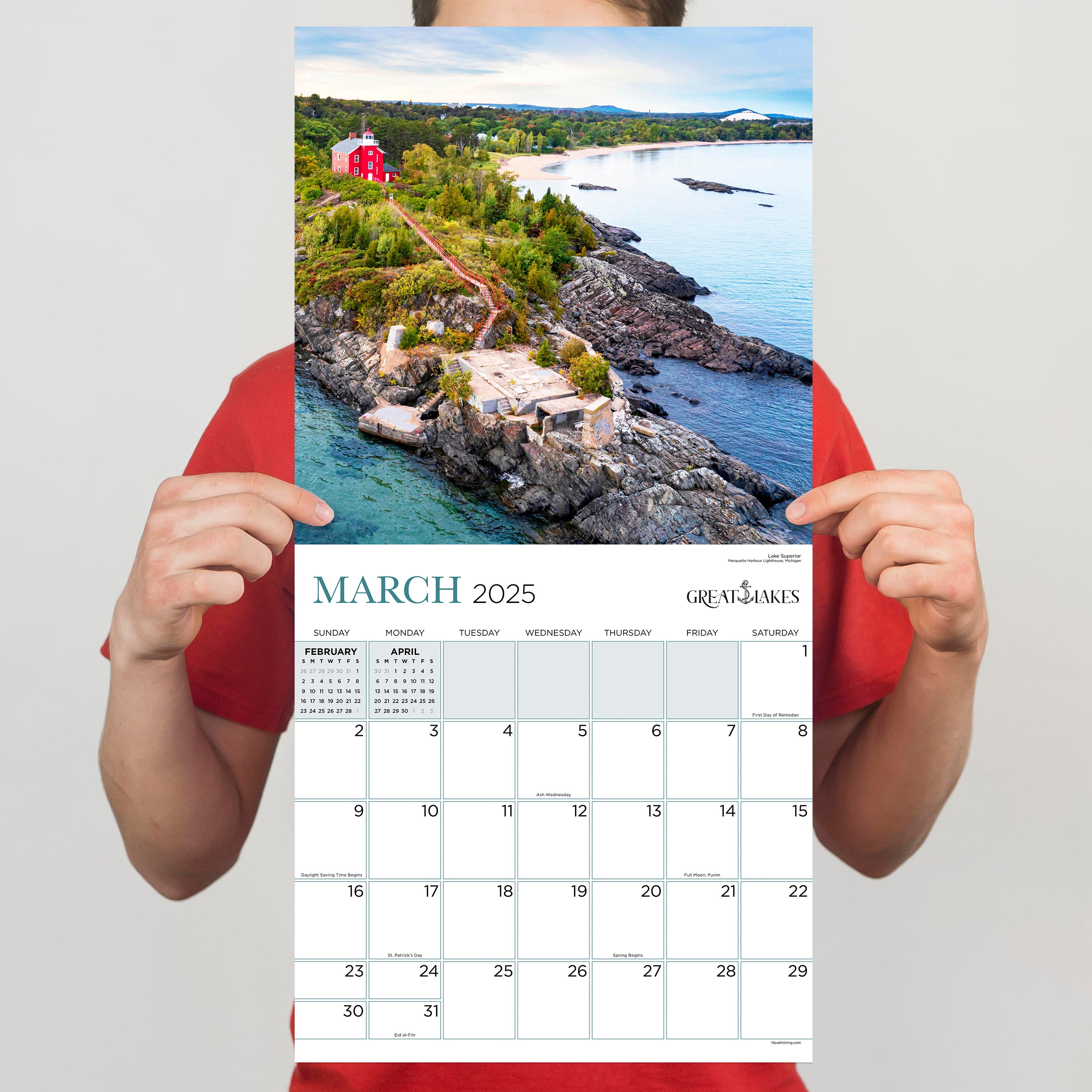 2025 Great Lakes Wall Calendar SELWII