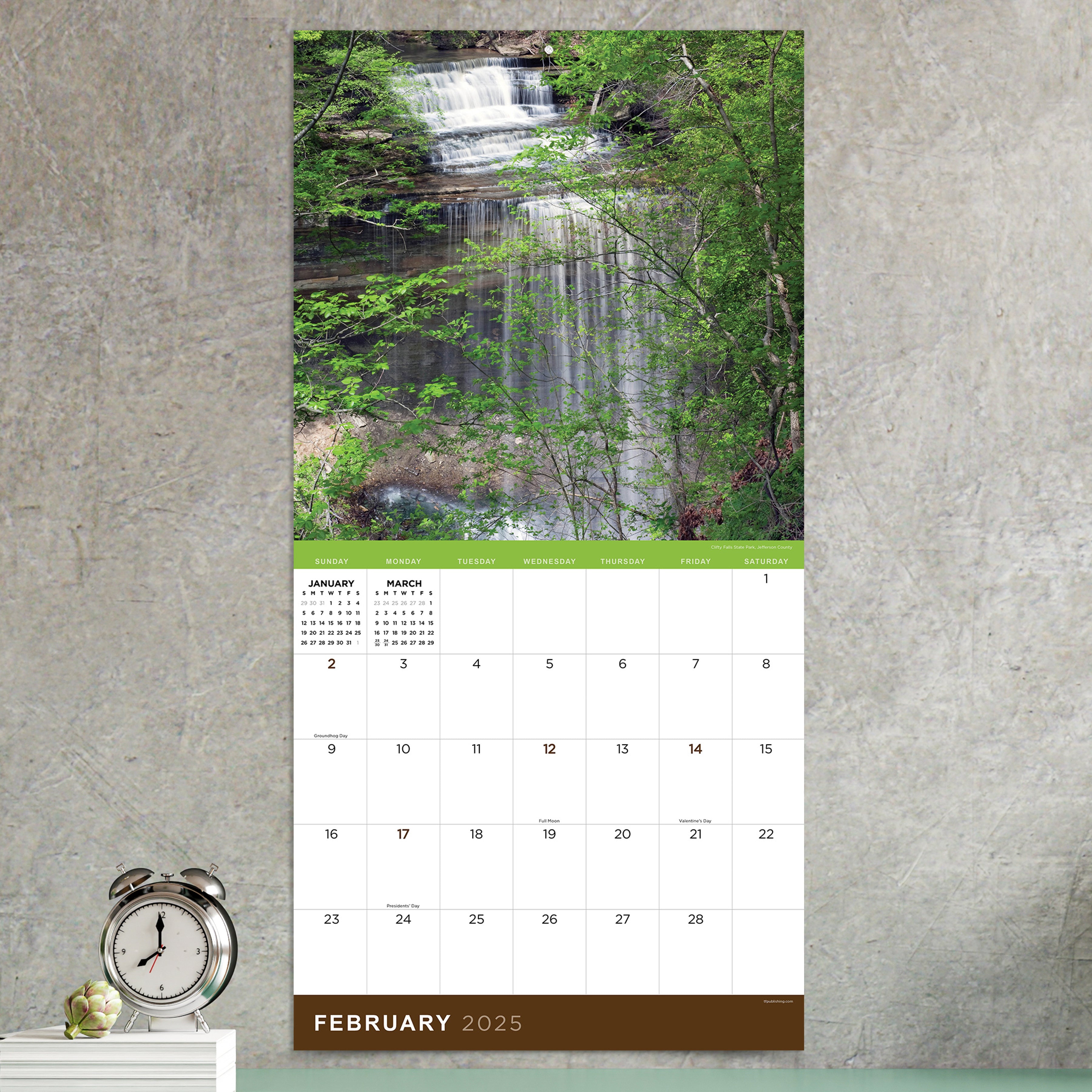 2025 Indiana Wall Calendar SELWII