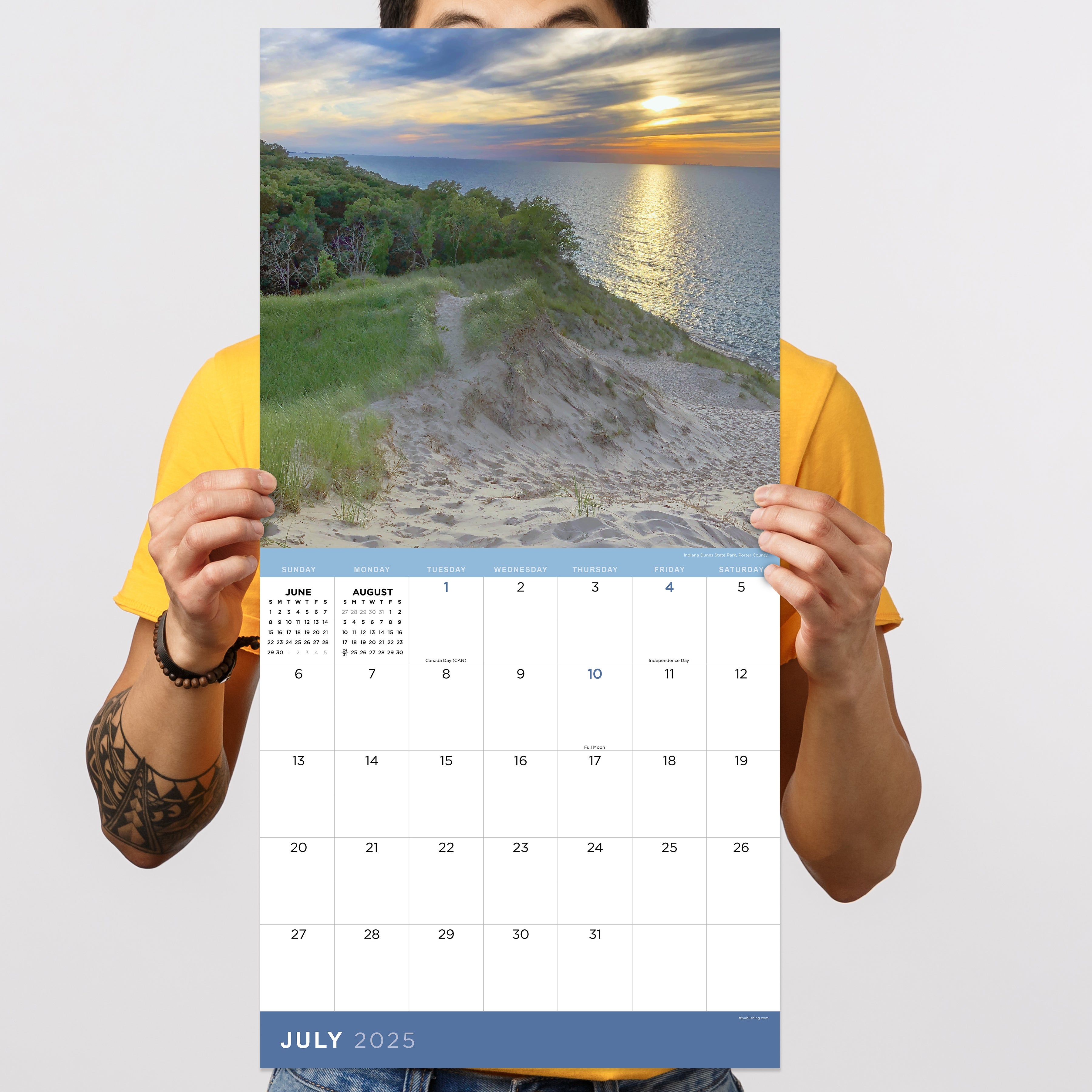 2025 Indiana Wall Calendar SELWII