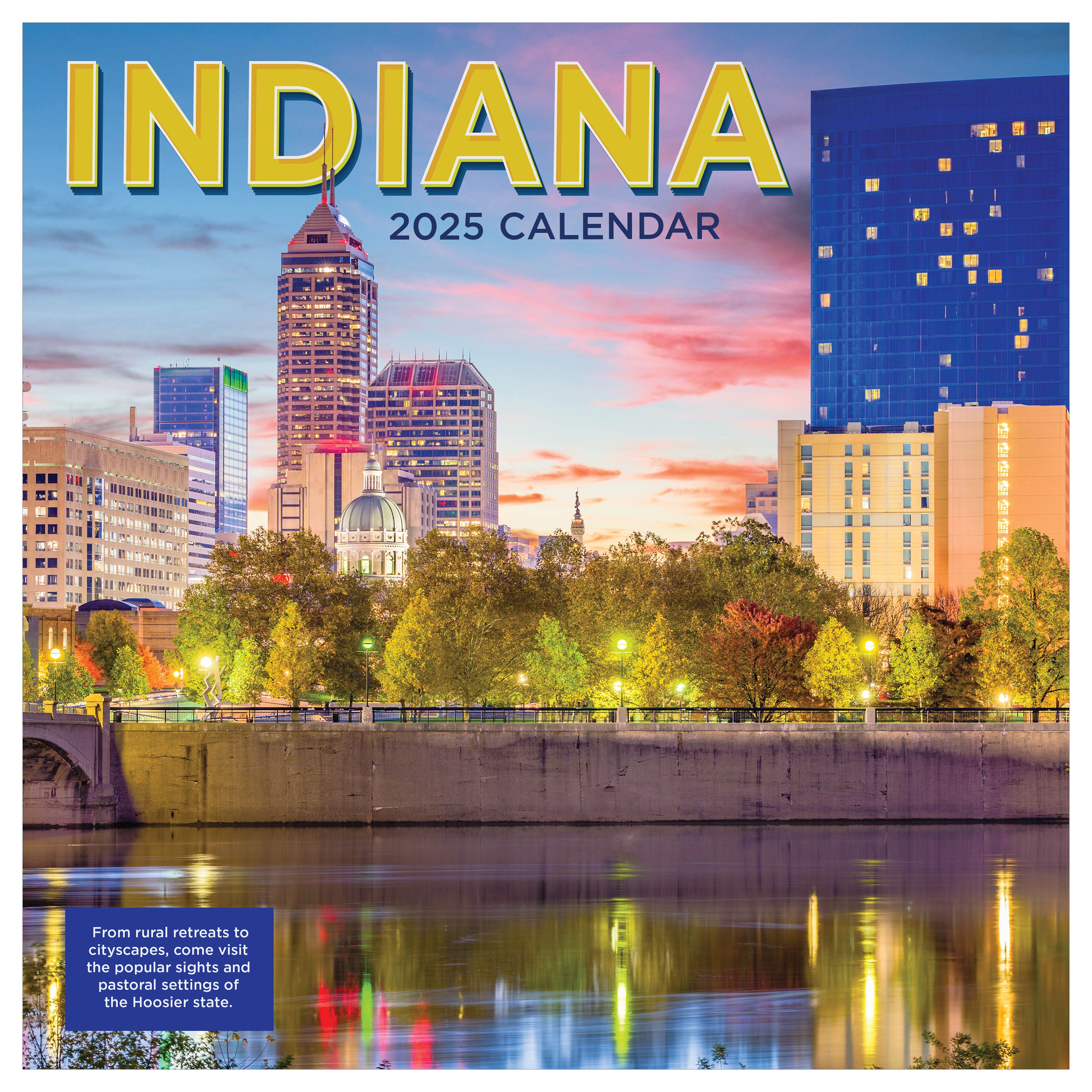 2025 Indiana Wall Calendar SELWII