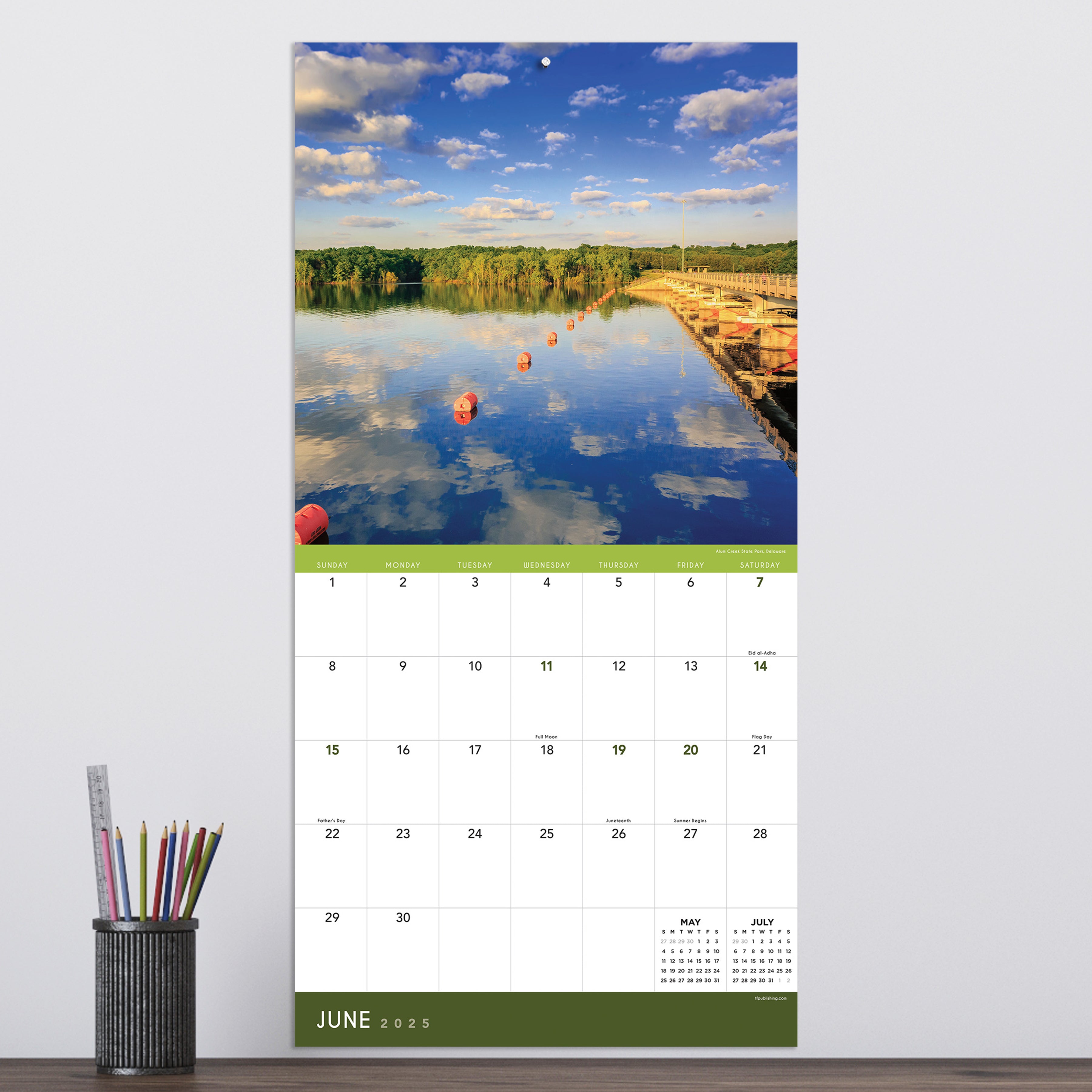 2025 Ohio Wall Calendar SELWII