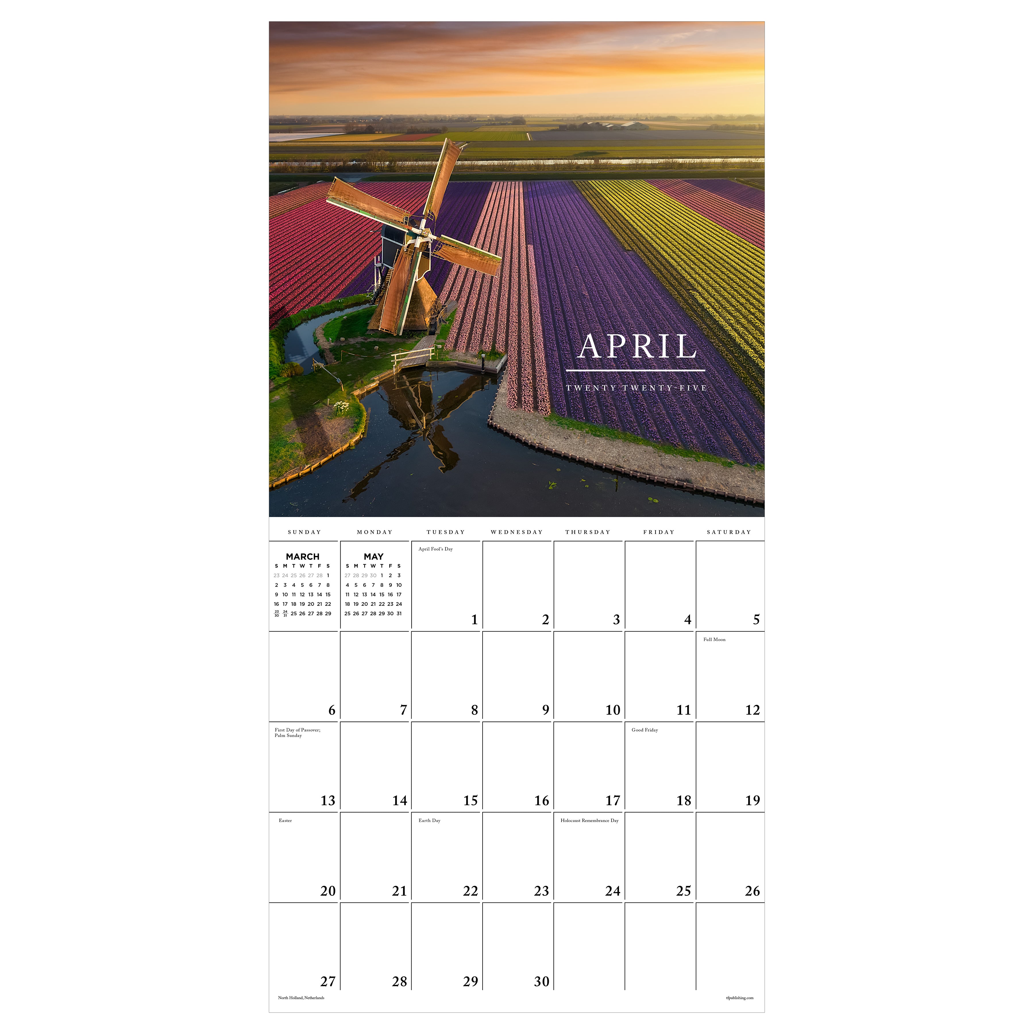 2025 World Travel Wall Calendar SELWII