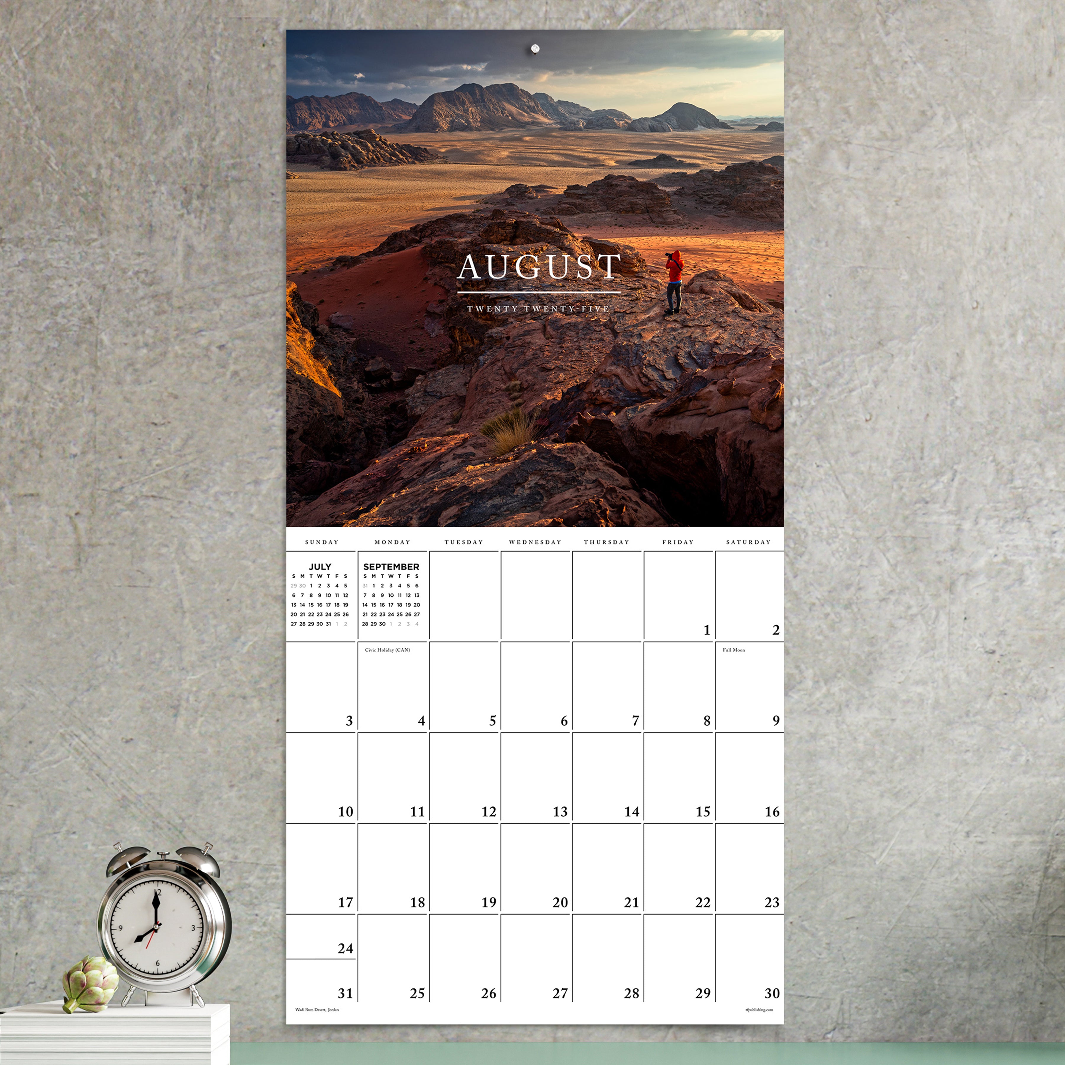 2025 World Travel Wall Calendar SELWII