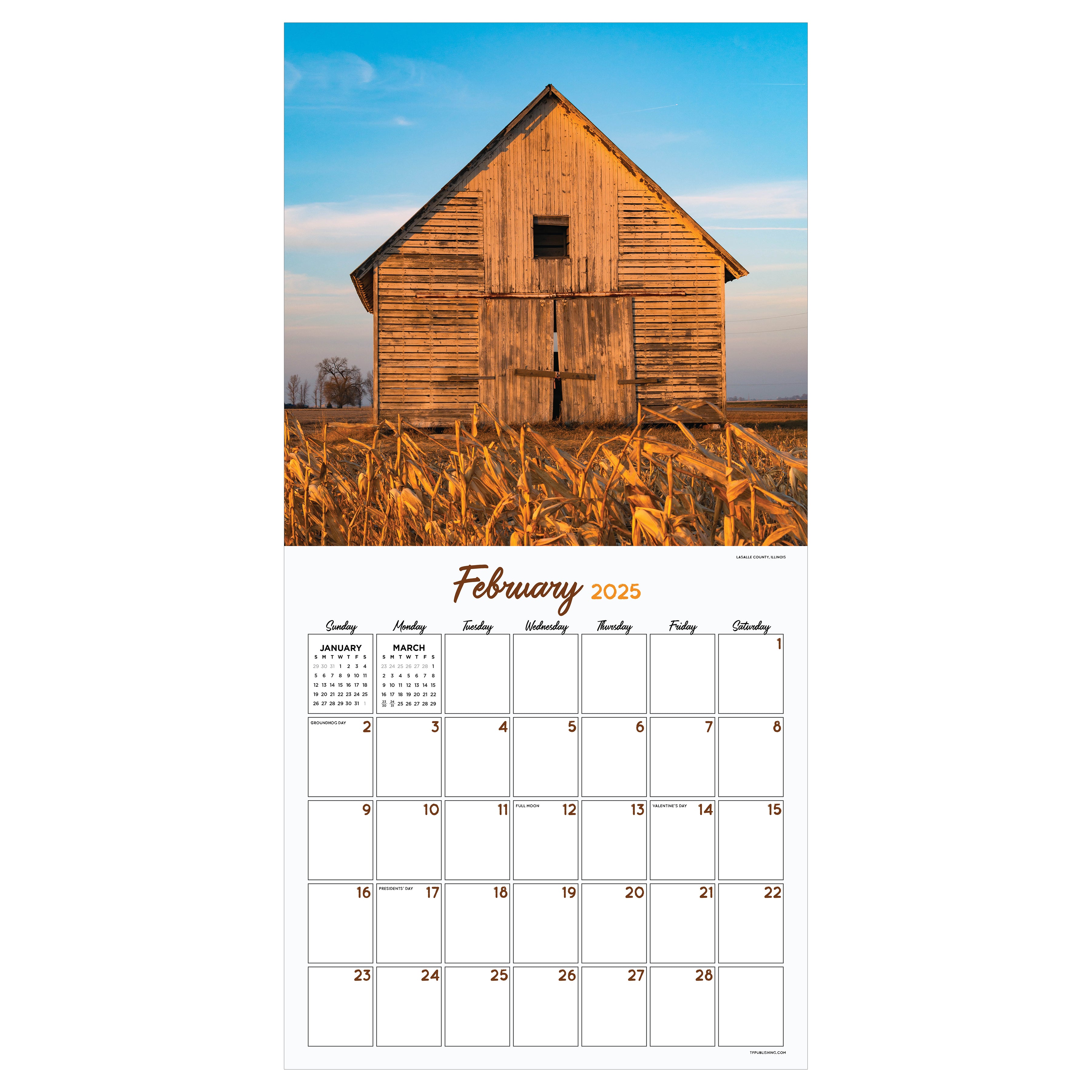 2025 Midwest Is Best Wall Calendar SELWII