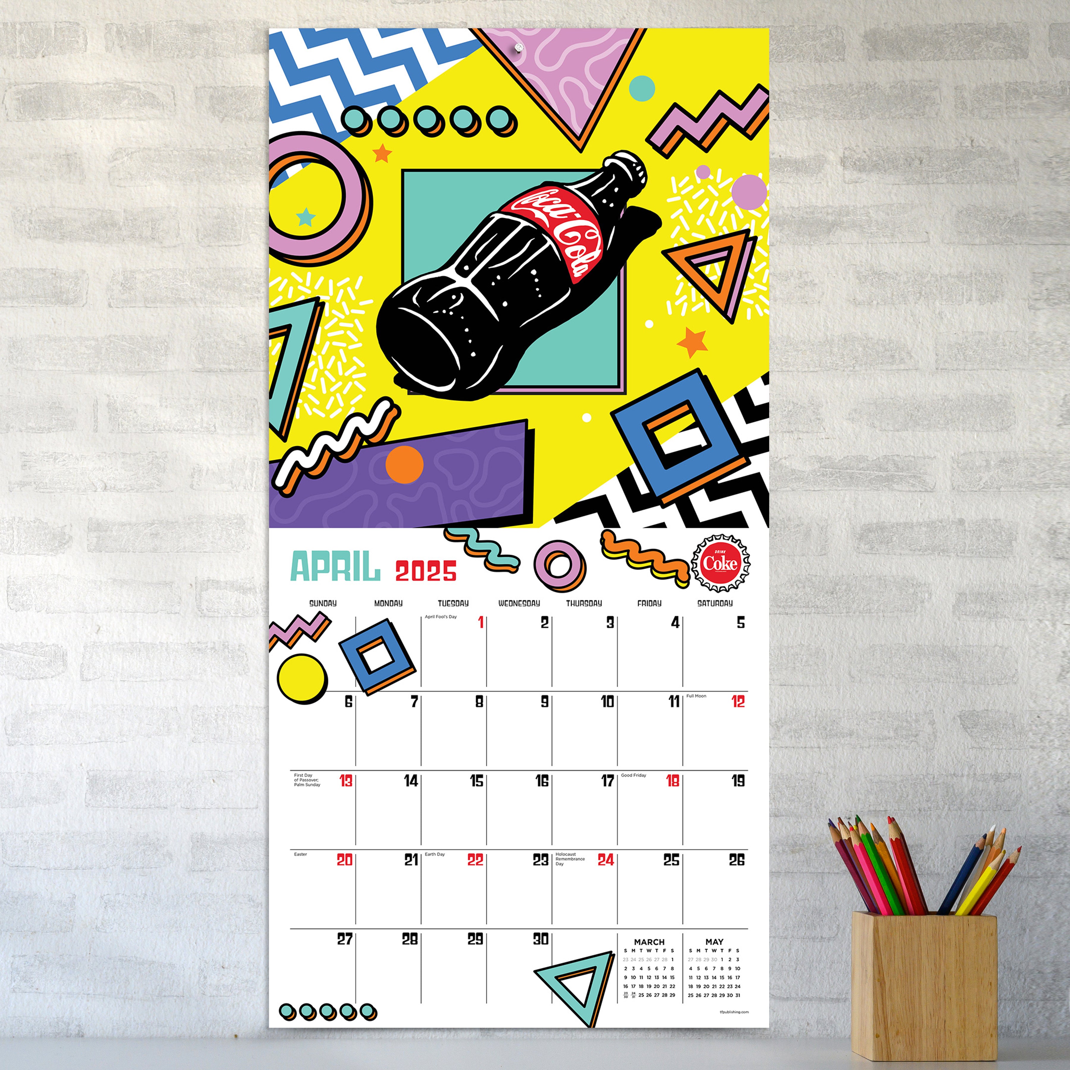 2025 Coca-Cola: Retro & Refreshed! Wall Calendar SELWII