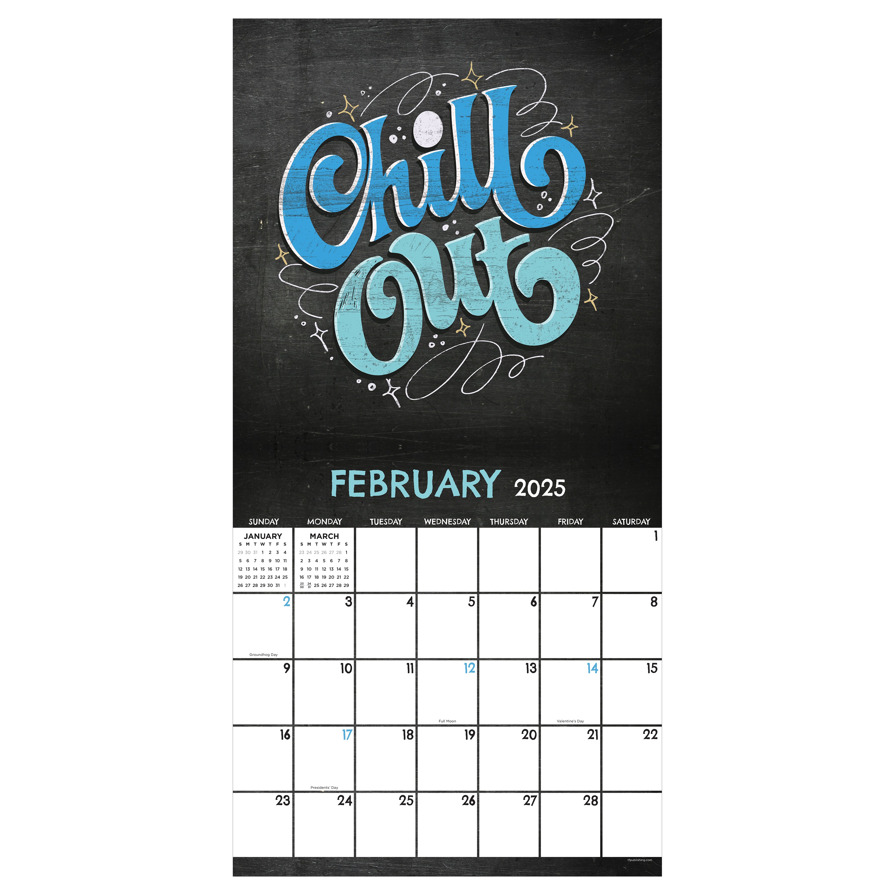 2025 Chalk It Up Wall Calendar SELWII