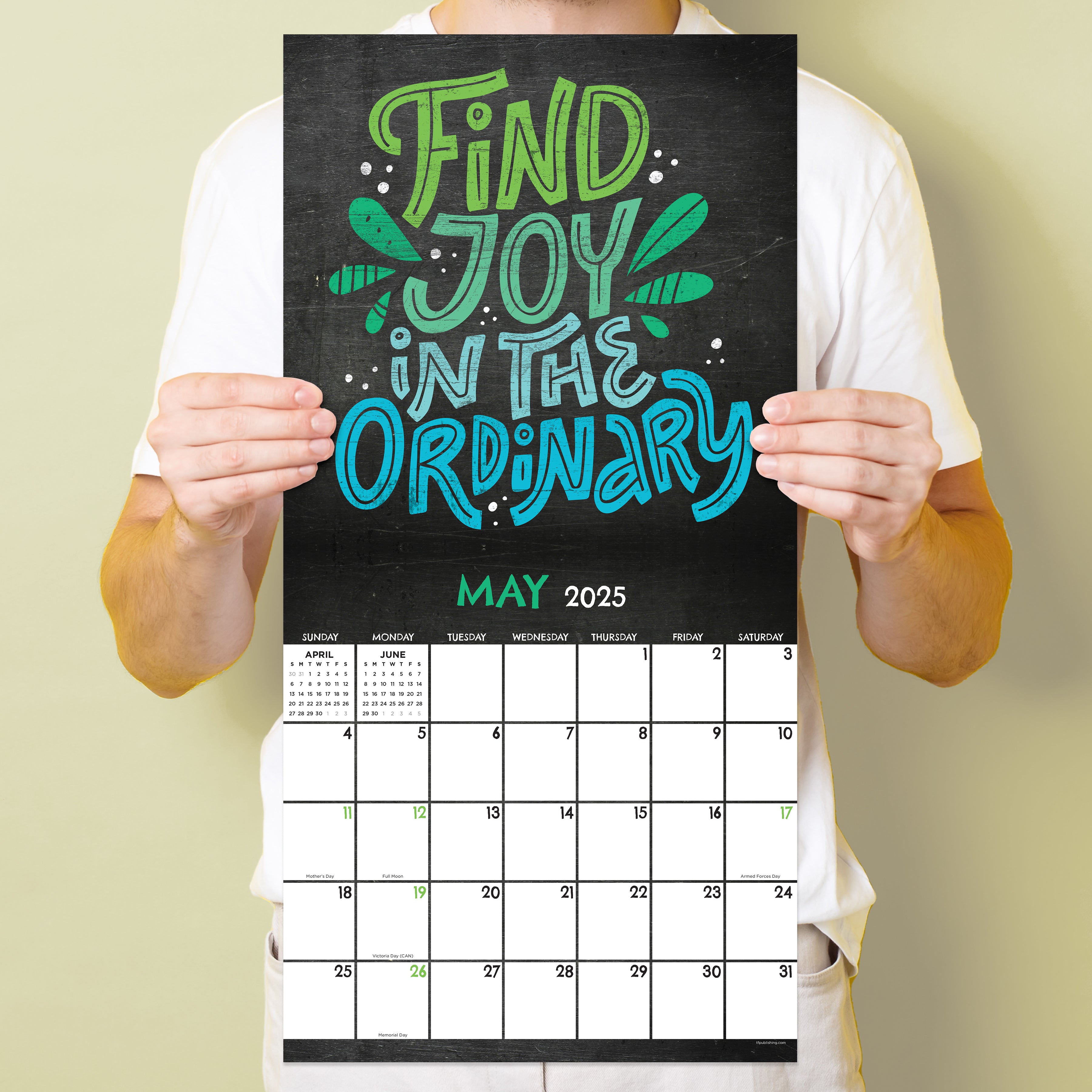 2025 Chalk It Up Wall Calendar SELWII