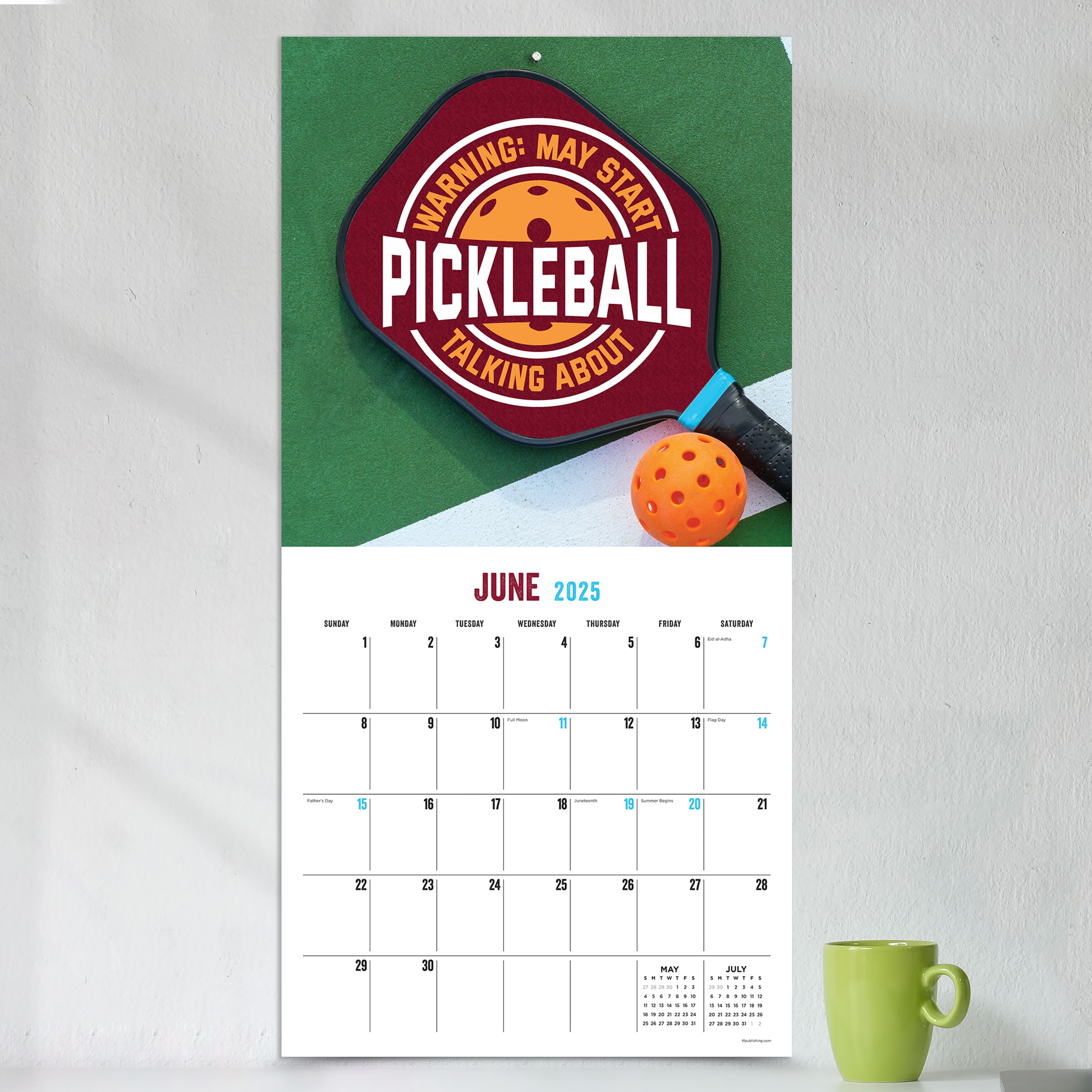 2025 Pickleball is Life Wall Calendar SELWII