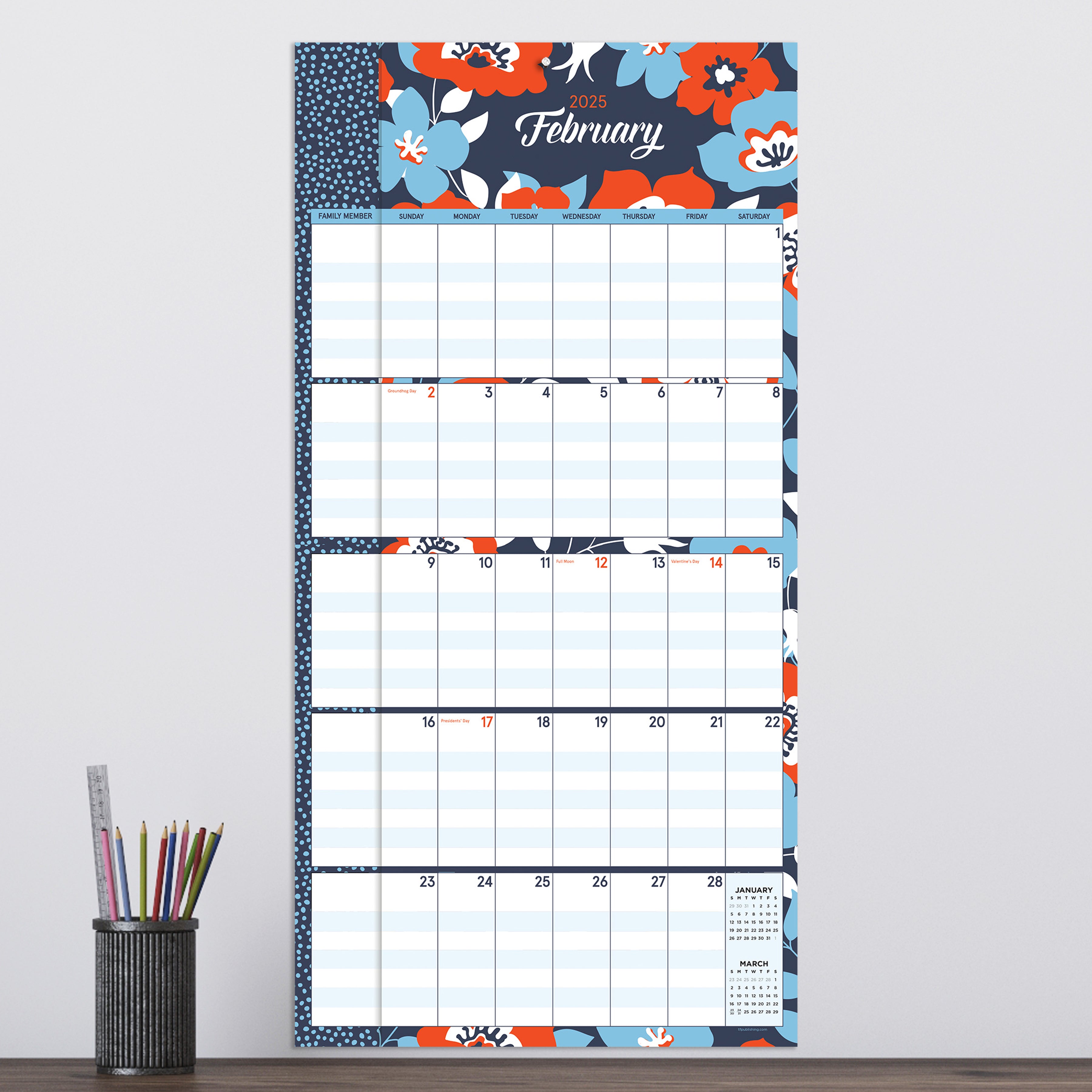 2025 Mom's Manager Wall Calendar SELWII