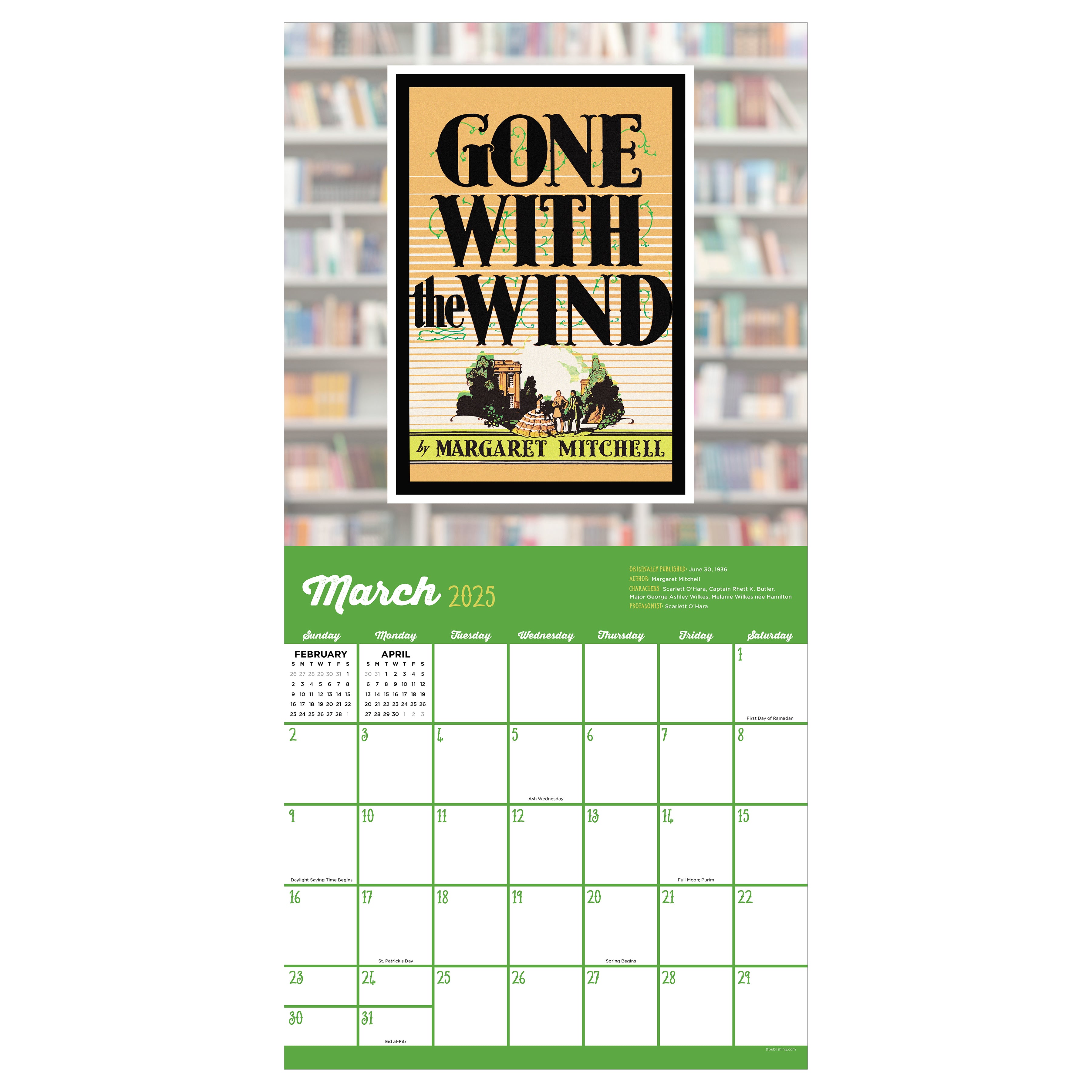 2025 Banned Book Club Wall Calendar SELWII