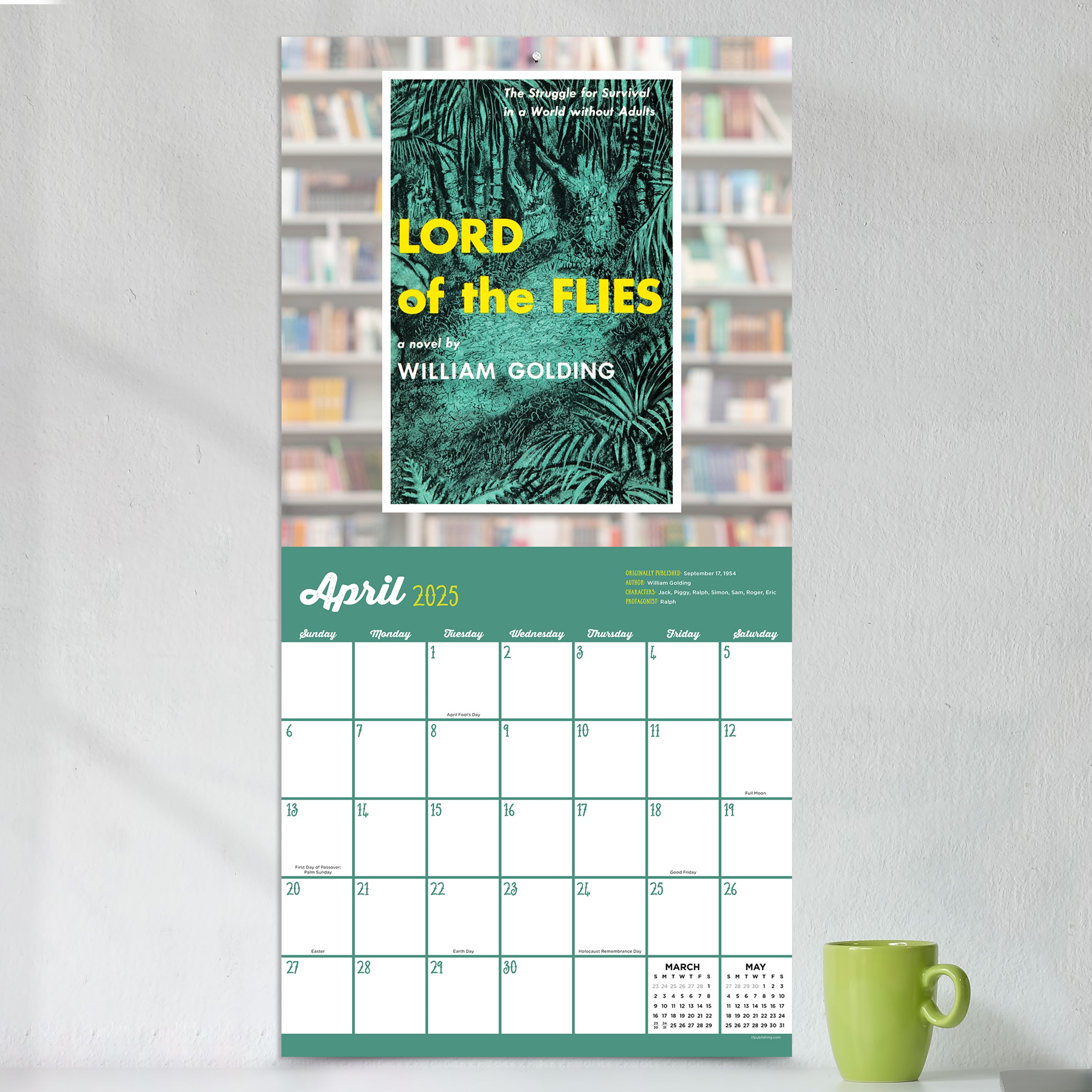 2025 Banned Book Club Wall Calendar SELWII