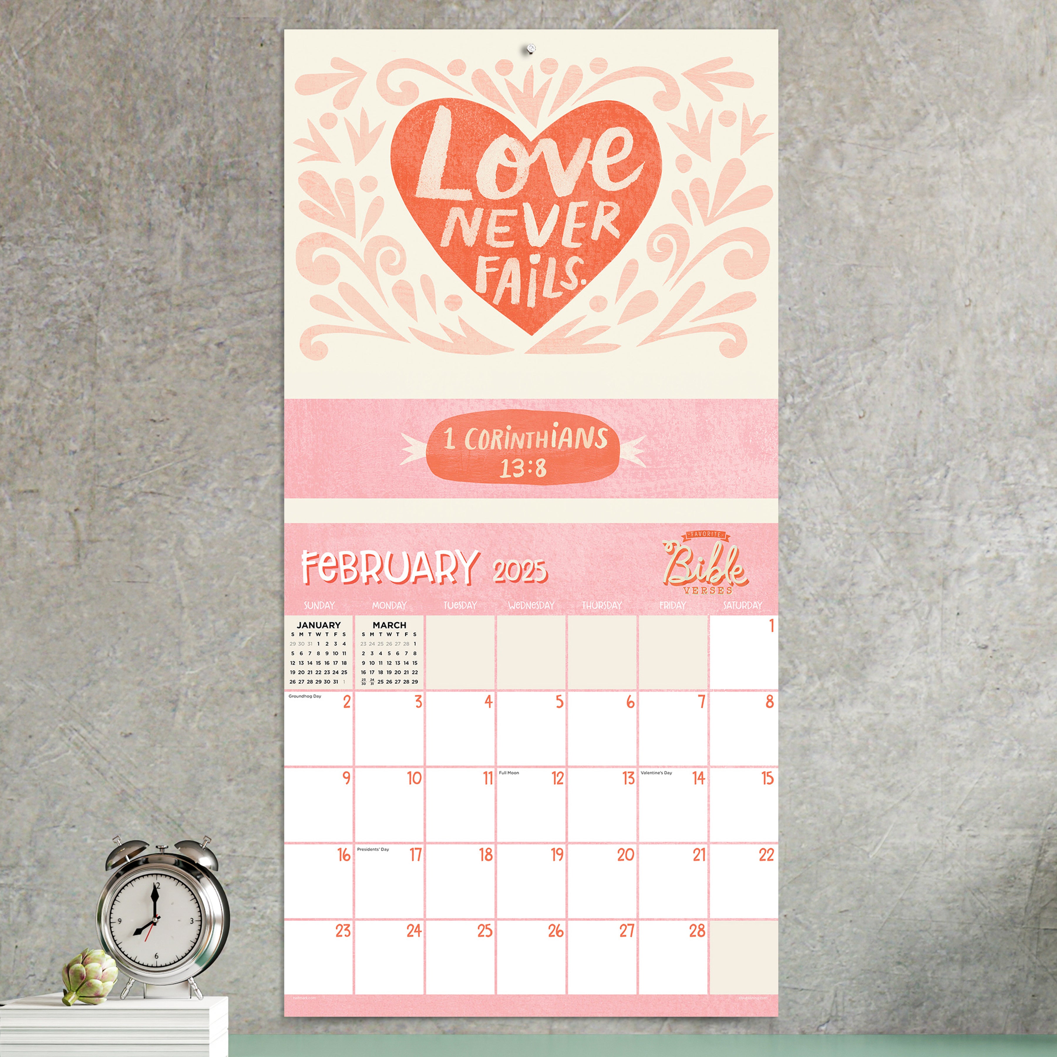 2025 Bible Verses Wall Calendar SELWII