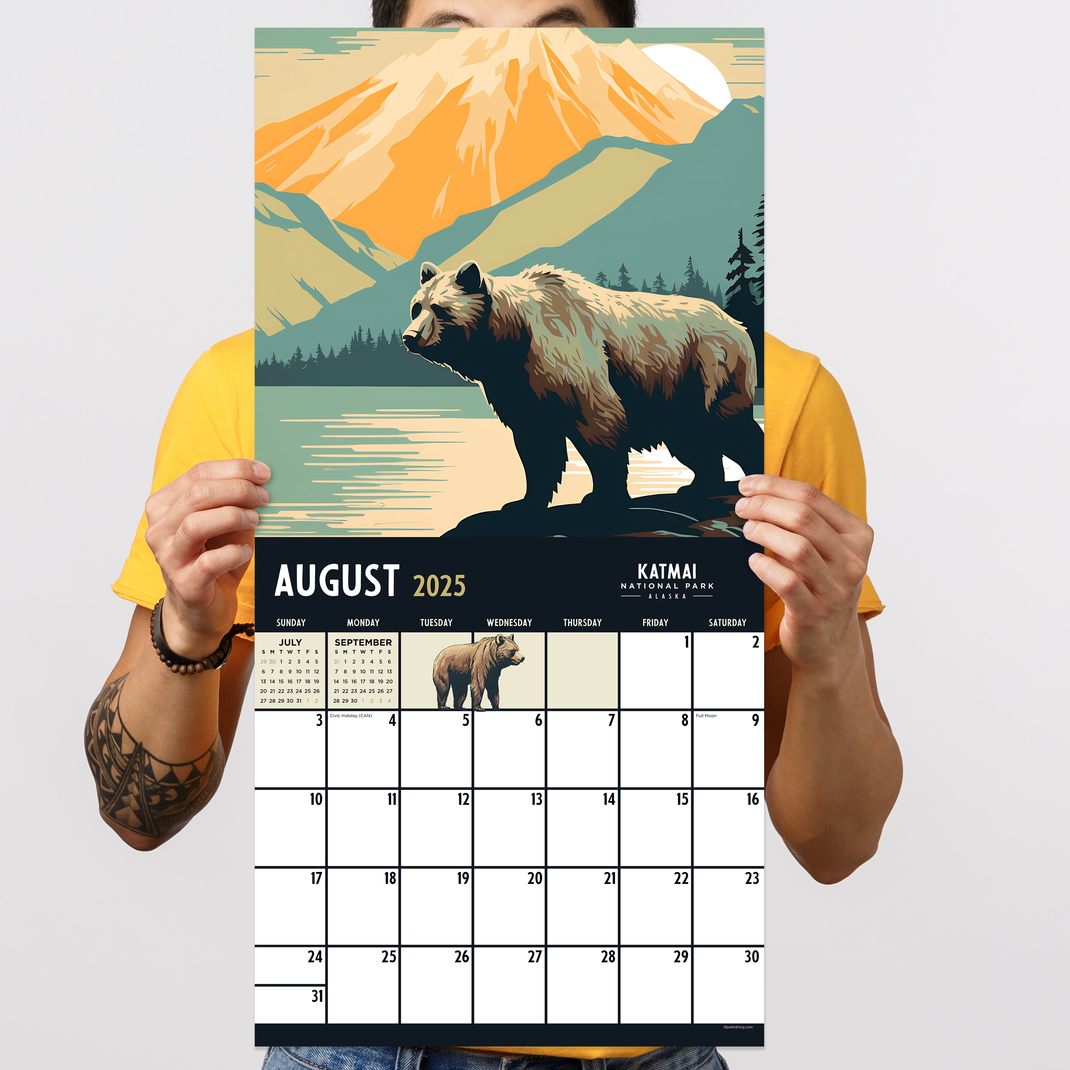 2025 National Parks-Art Wall Calendar SELWII