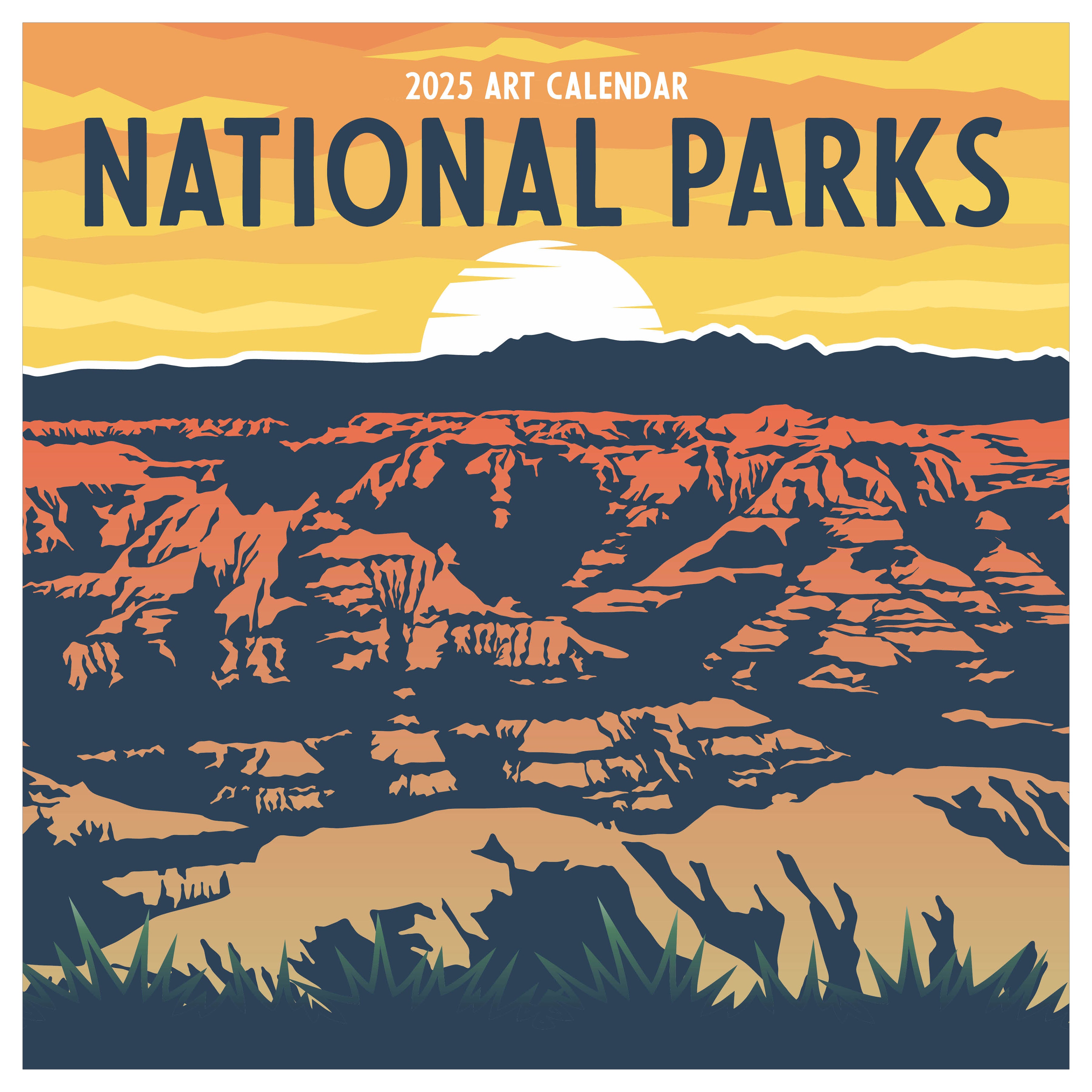 2025 National Parks-Art Wall Calendar SELWII