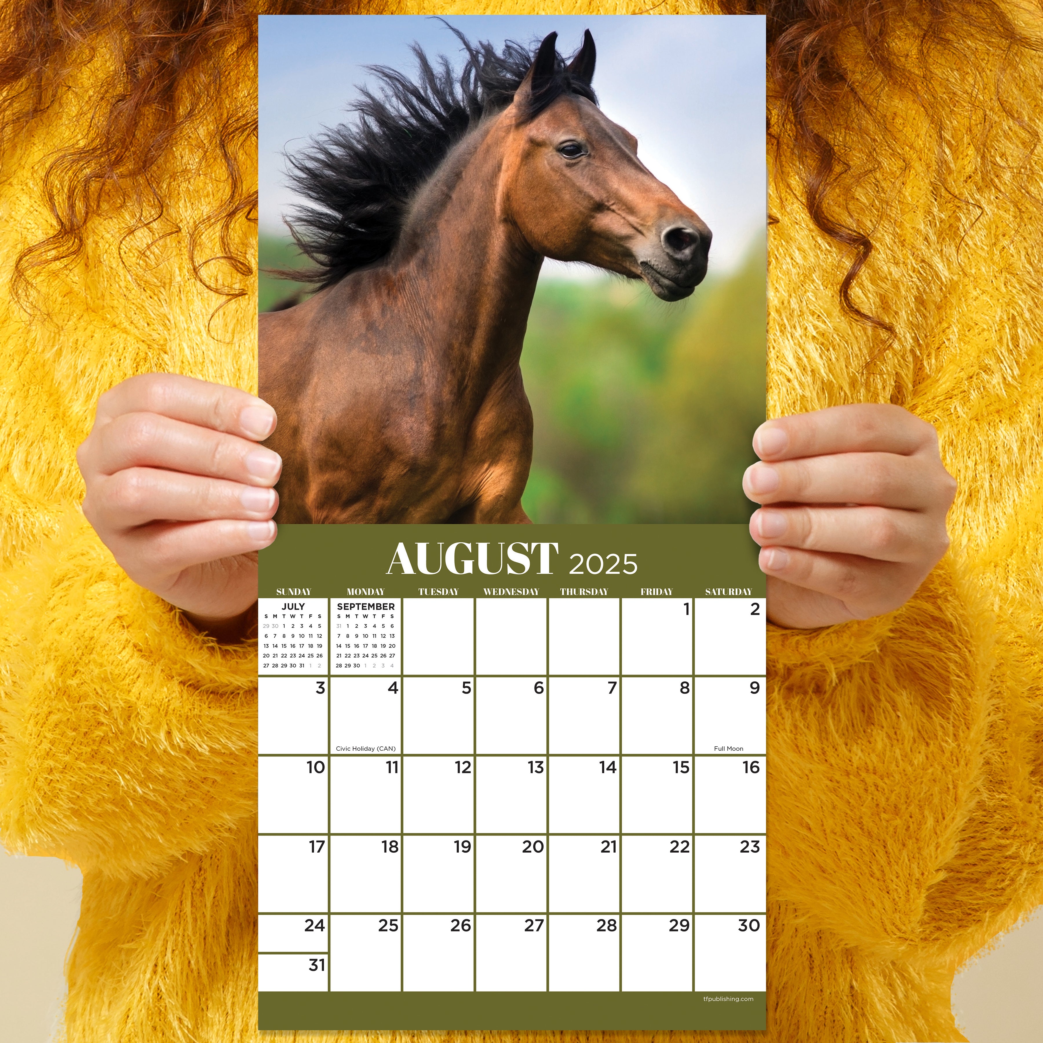 2025 Horses Mini Calendar SELWII