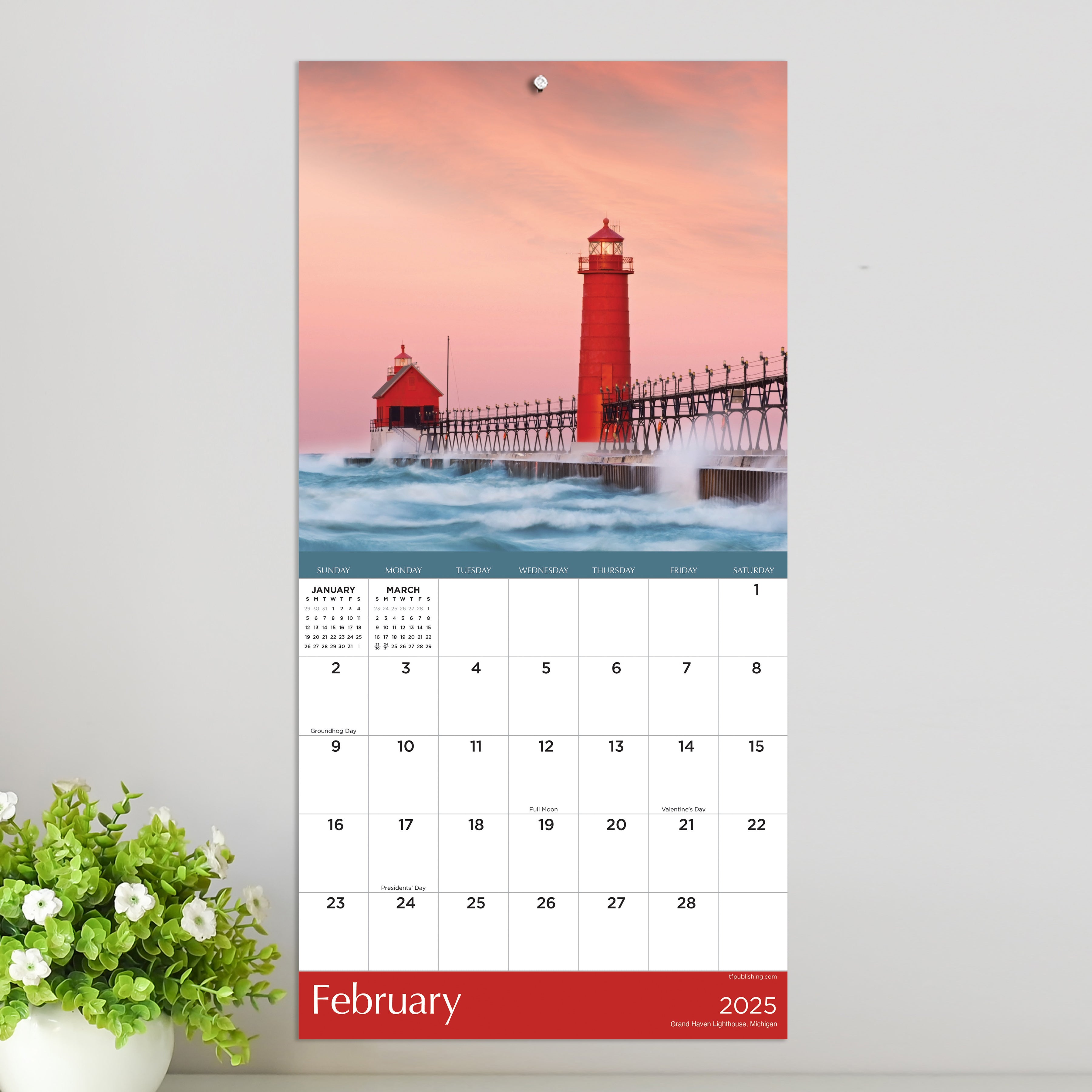 2025 Lighthouses Mini Calendar SELWII