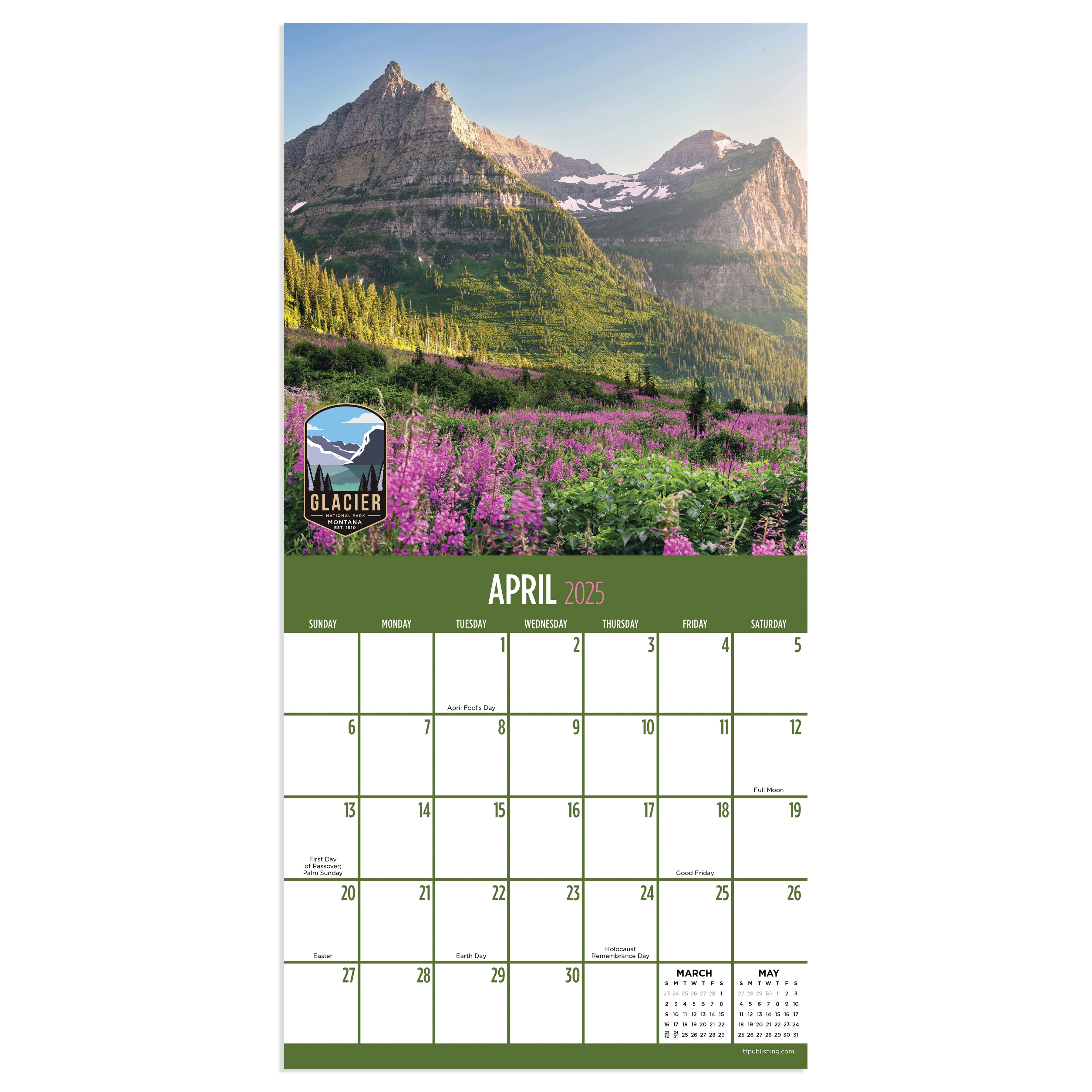 2025 National Parks Mini Calendar SELWII