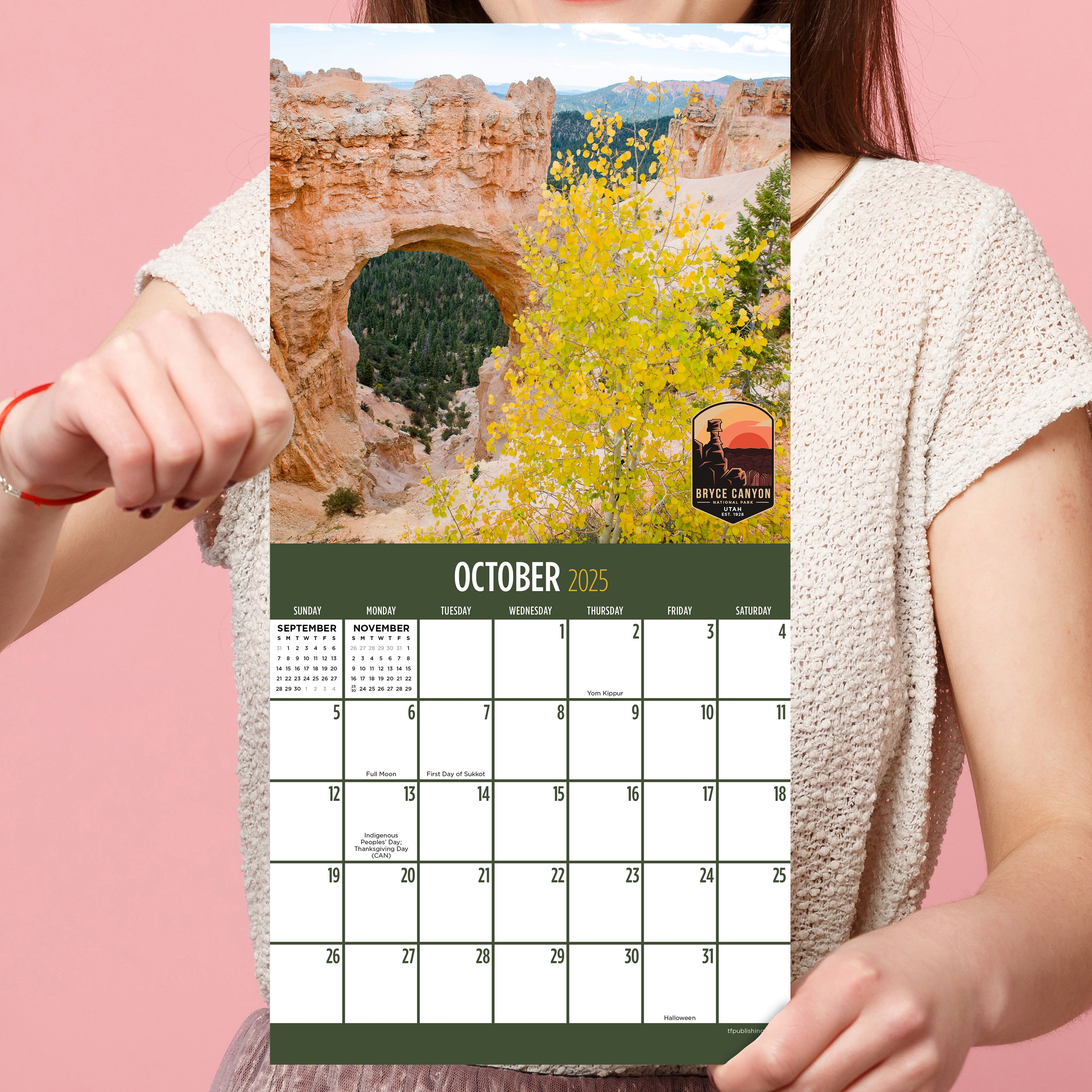 2025 National Parks Mini Calendar SELWII