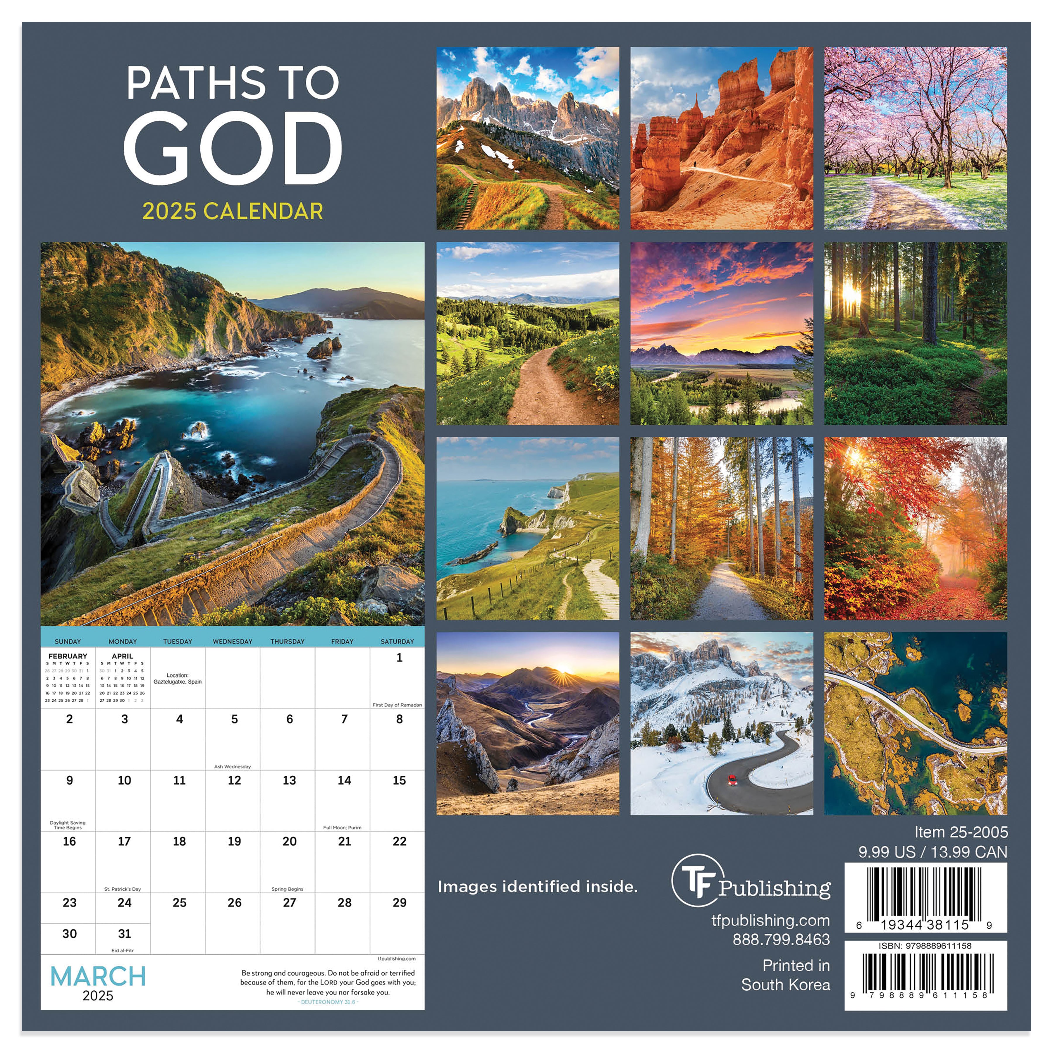 2025 Paths to God Mini Calendar Selwii