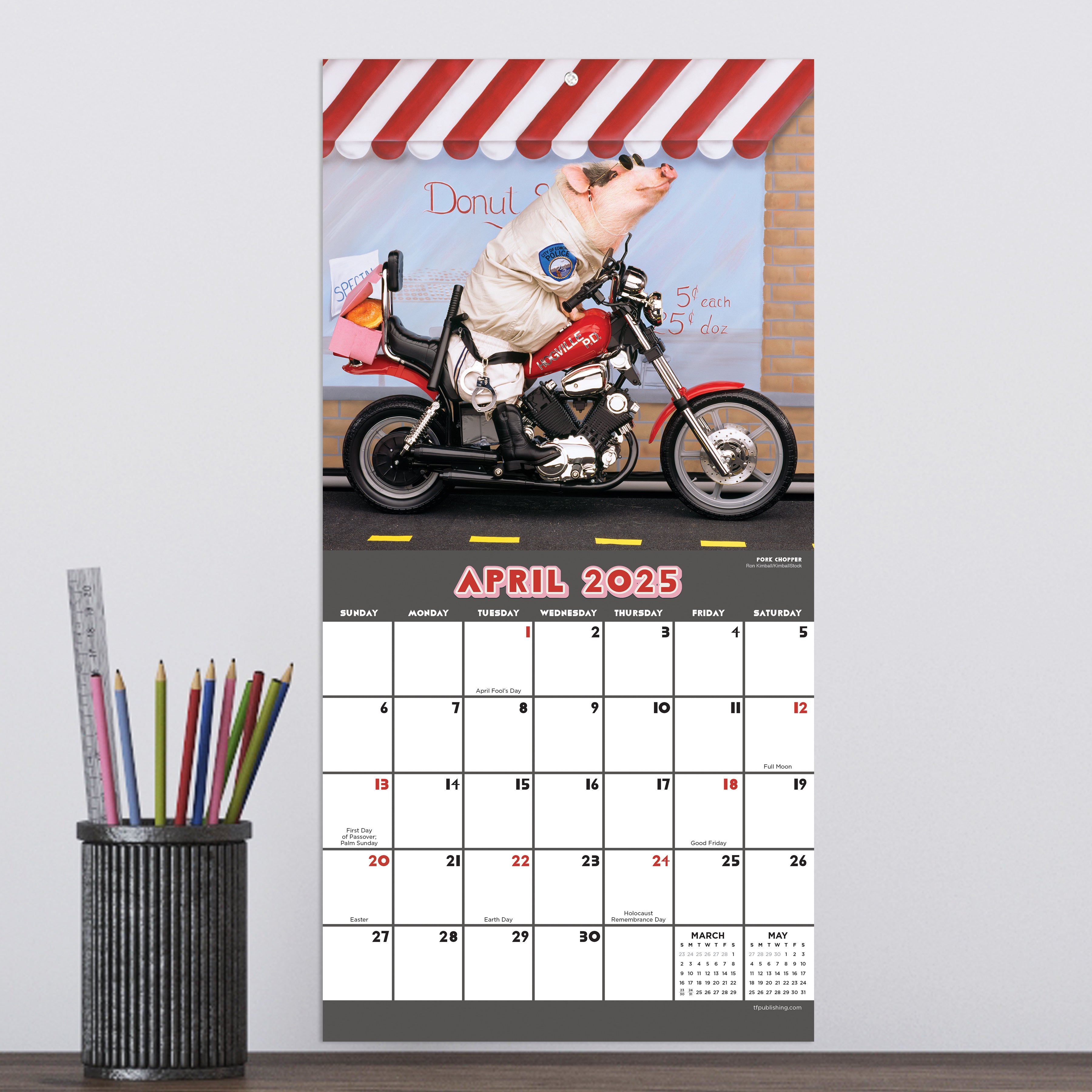 2025 Playful Pigs Mini Calendar SELWII