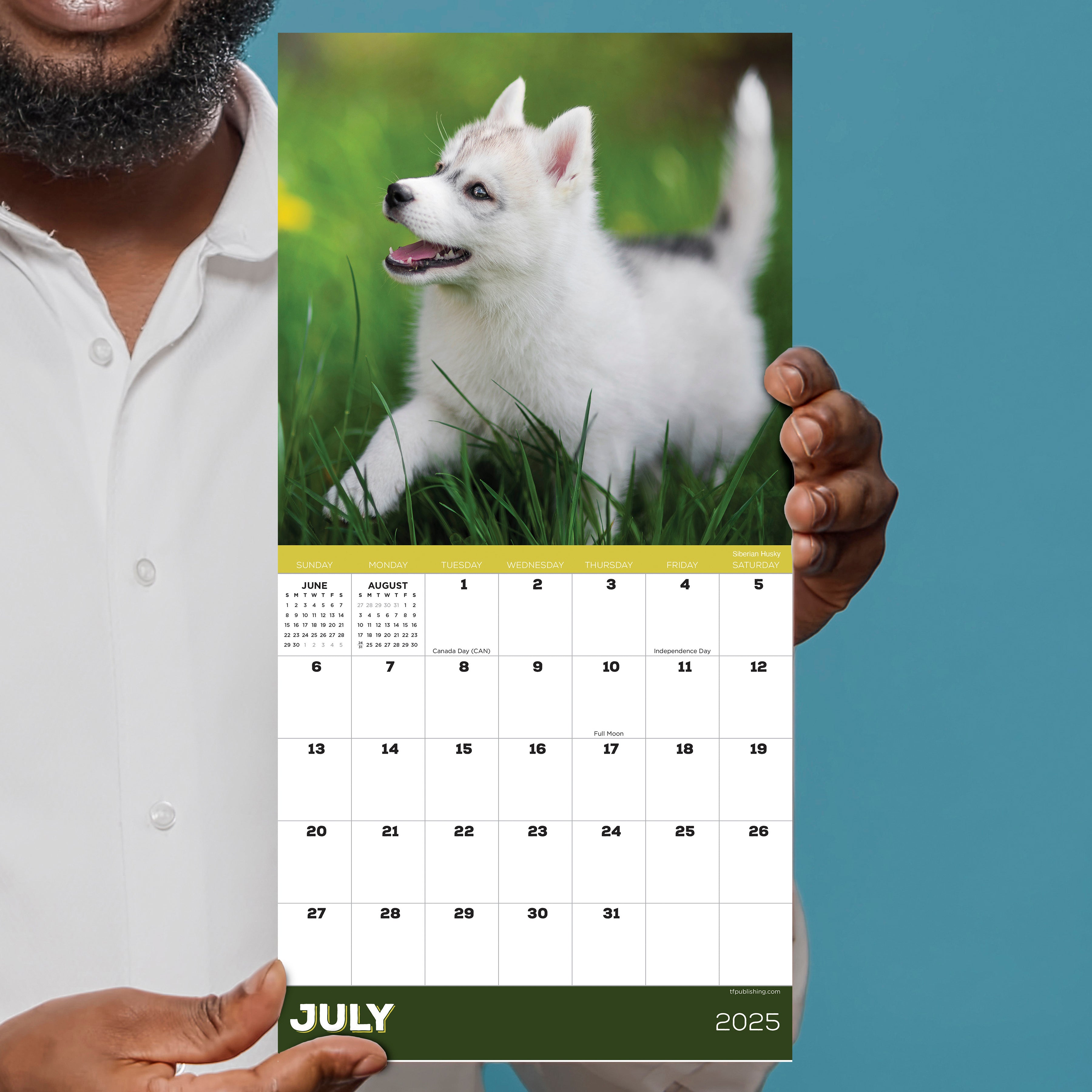 2025 Puppies Mini Calendar SELWII