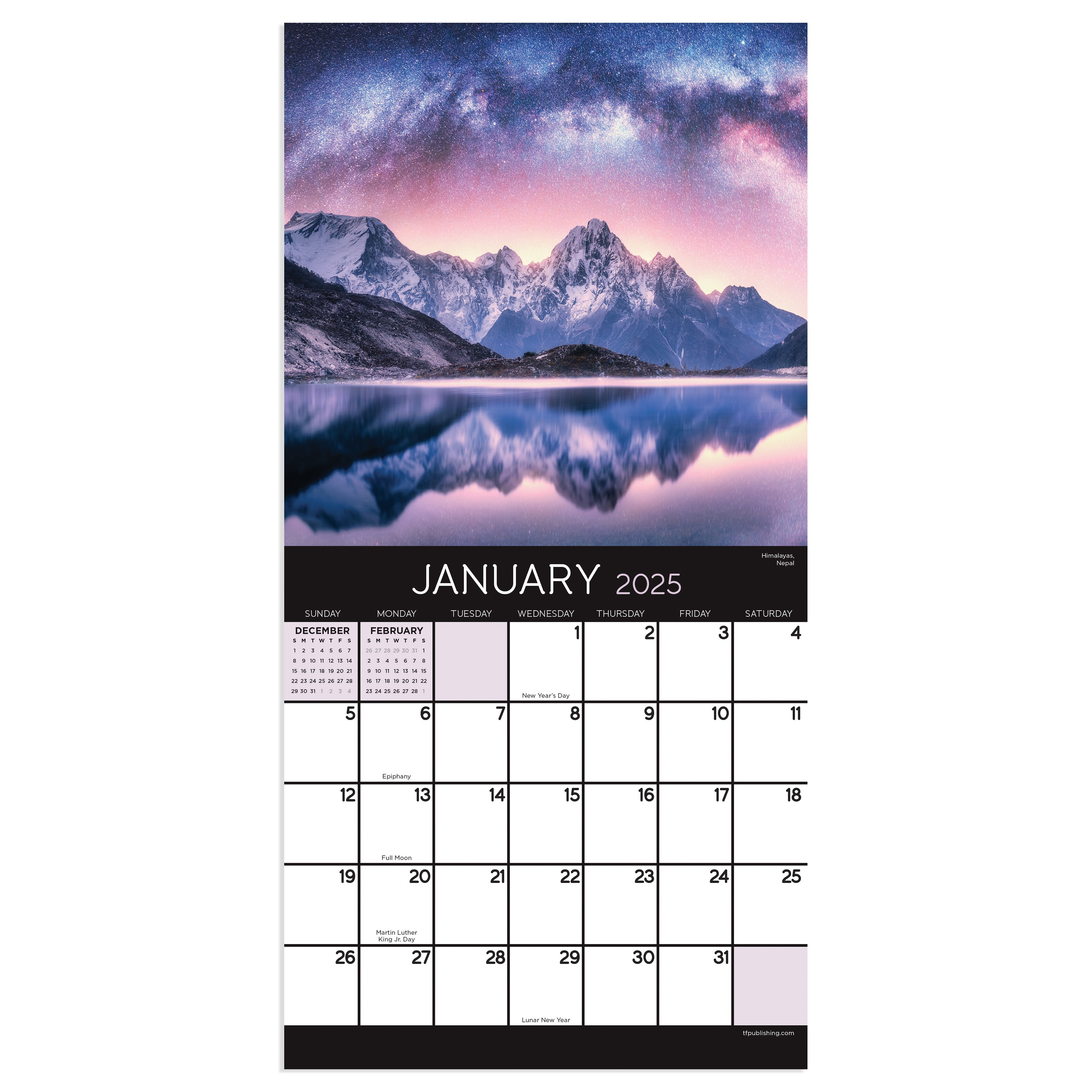 2025 Stargazing Mini Calendar SELWII