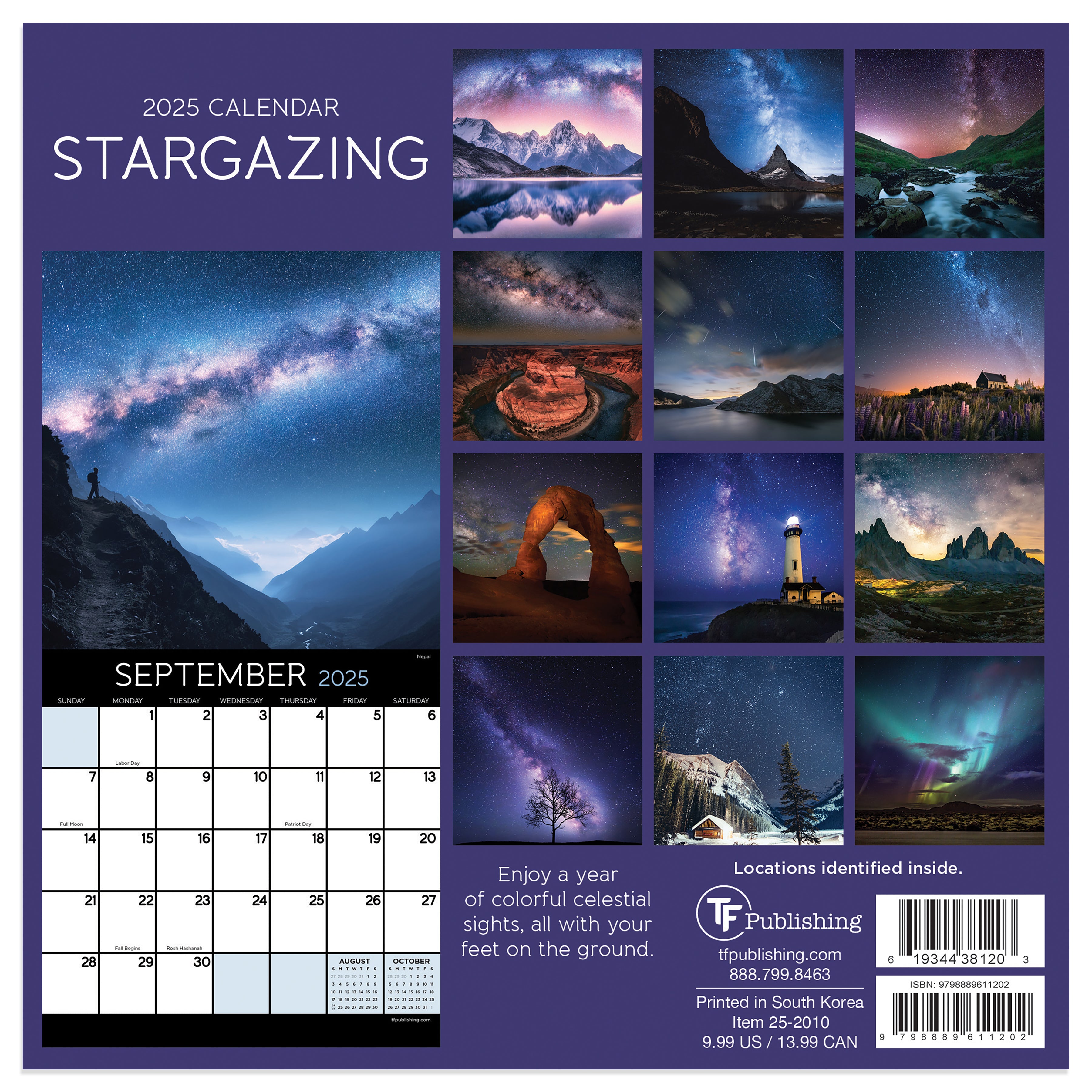 2025 Stargazing Mini Calendar SELWII