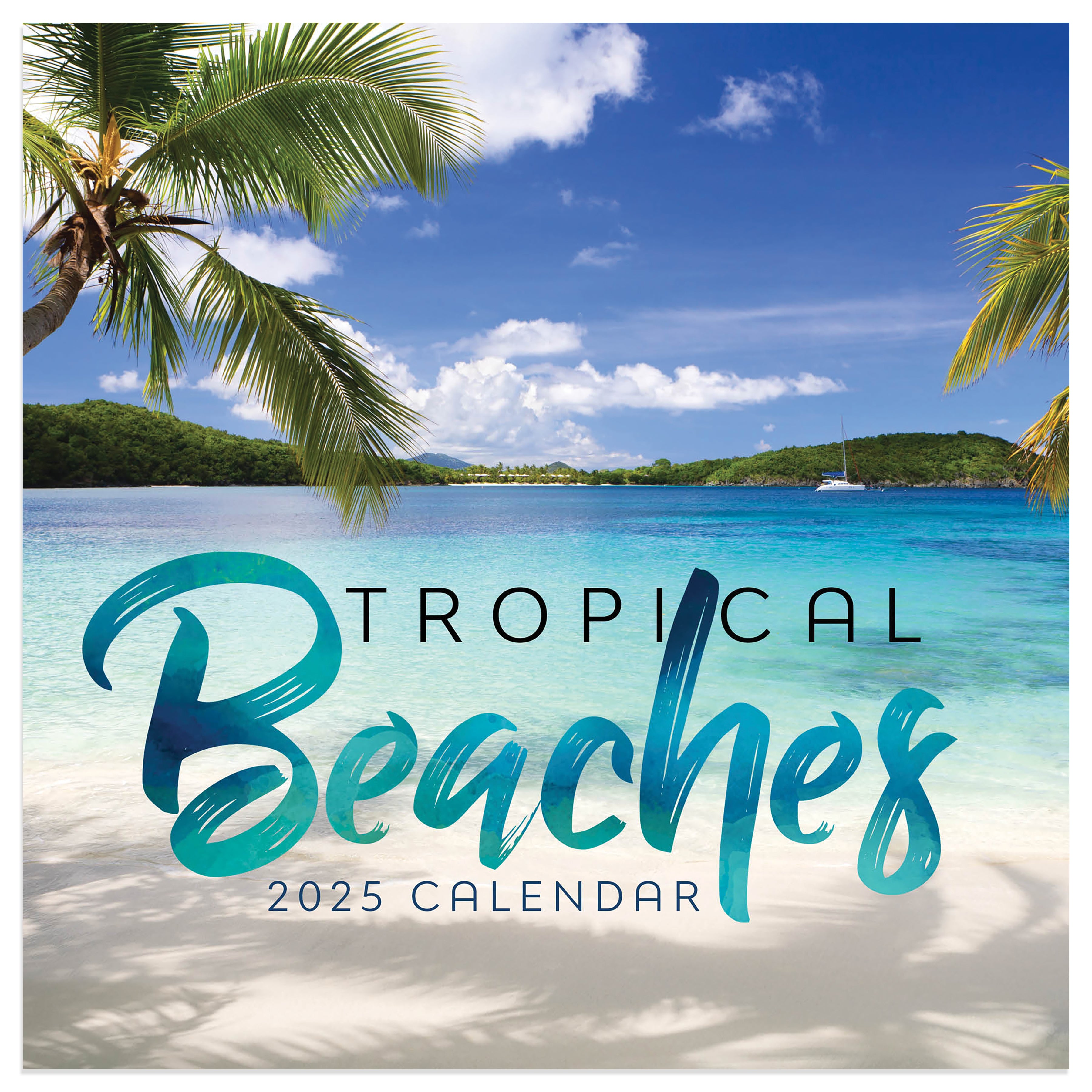 2025 Tropical Beaches Mini Calendar SELWII