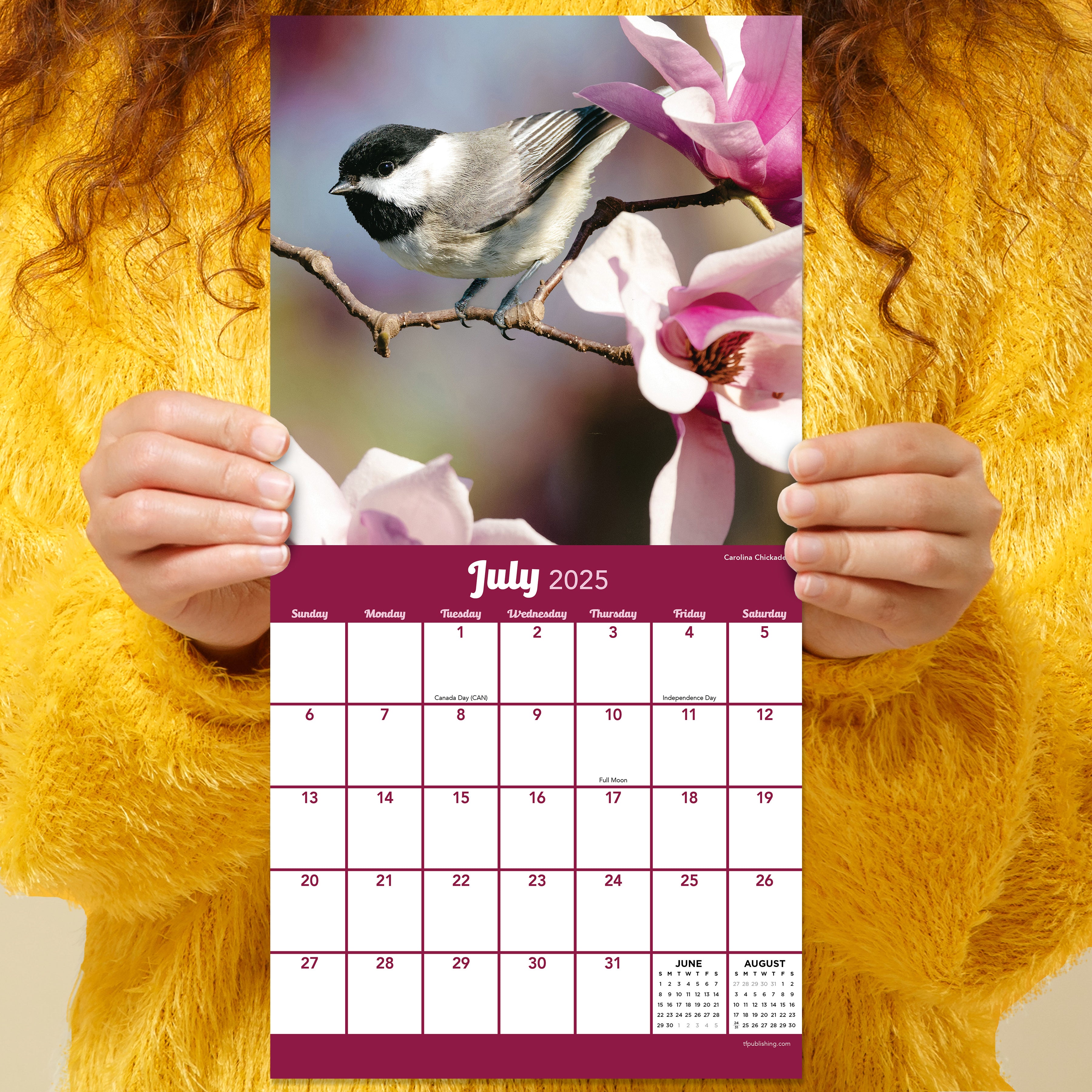 2025 Backyard Birds Mini Calendar SELWII