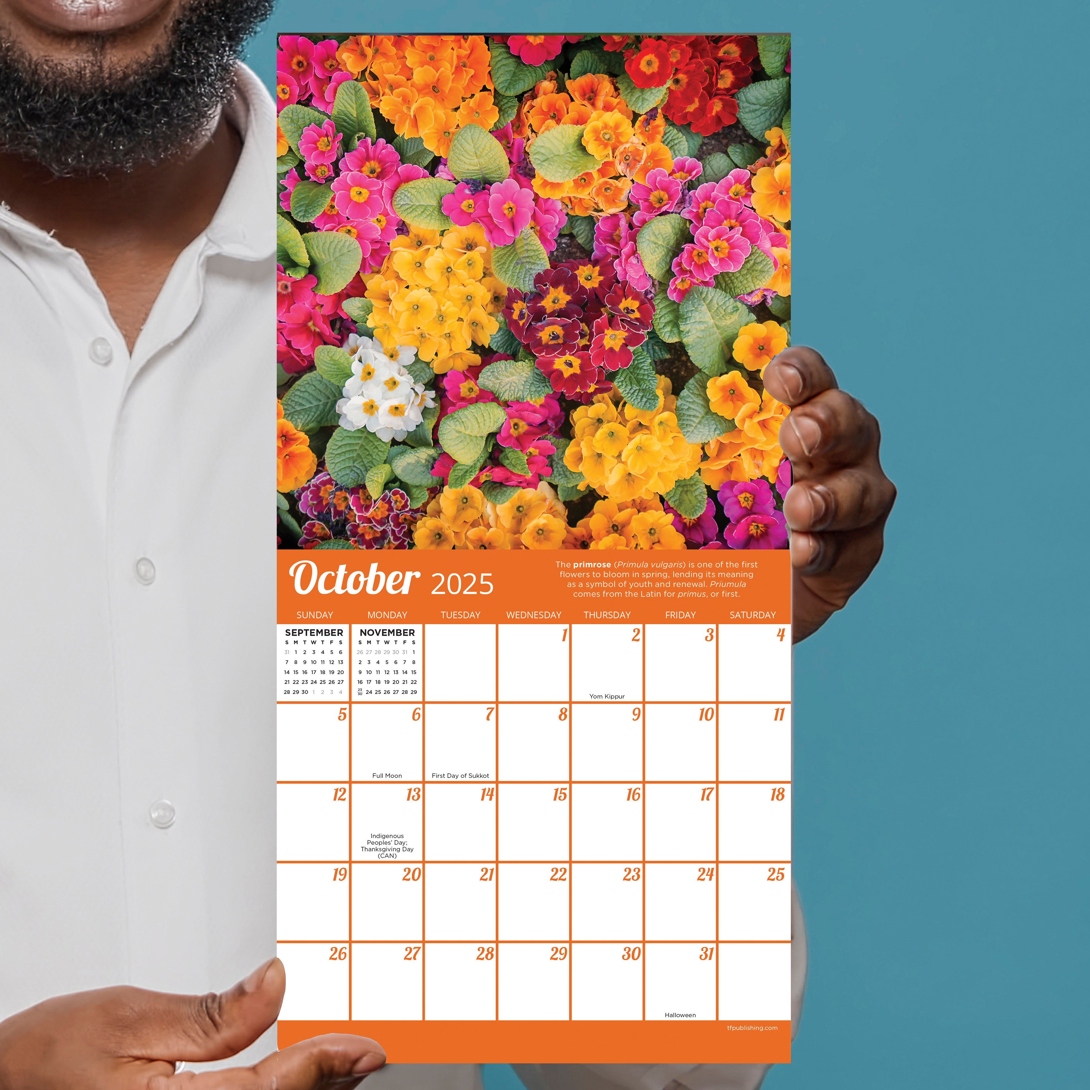 2025 Flowers Mini Calendar SELWII