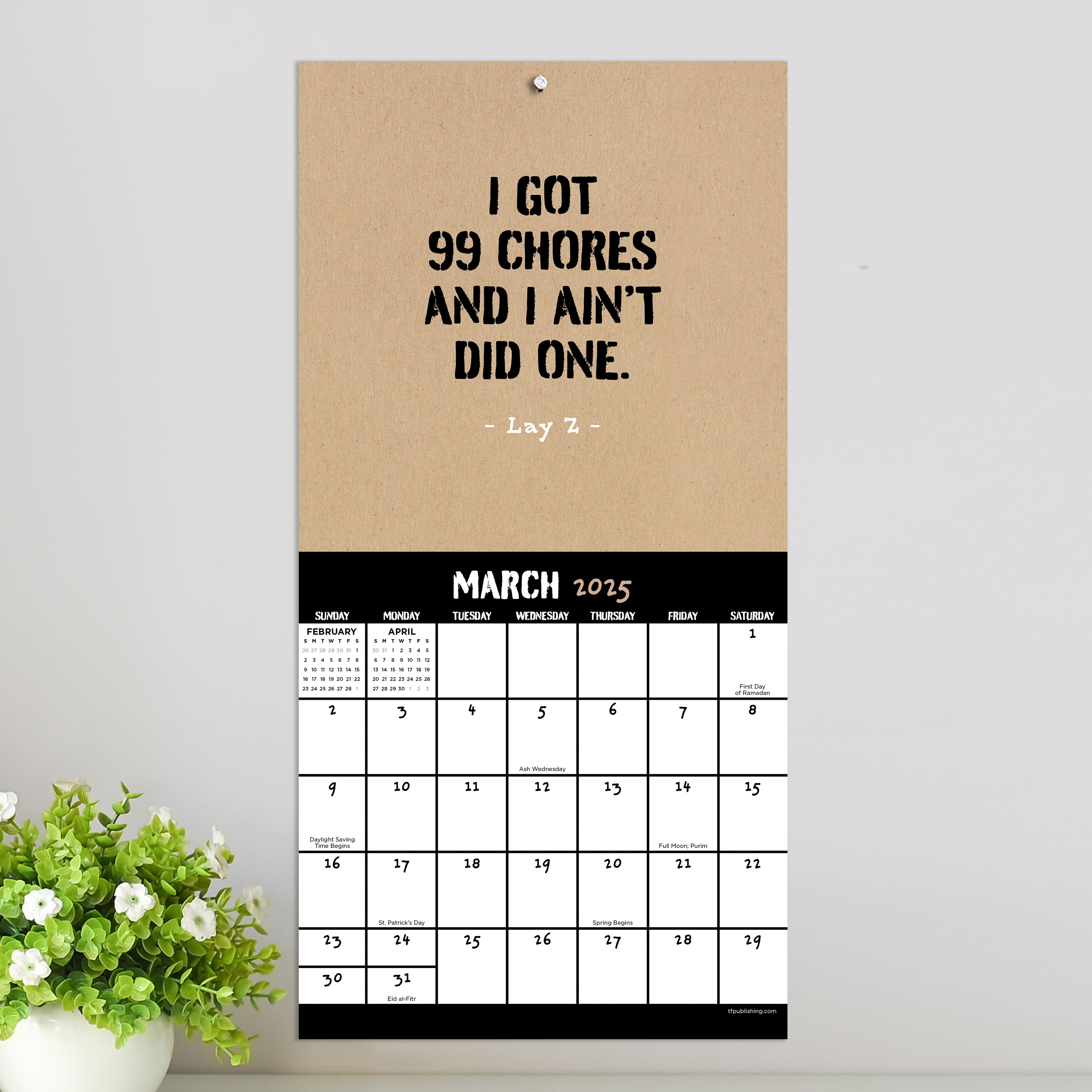 2025 Anti-Affirmations & Sarcasm Mini Calendar SELWII