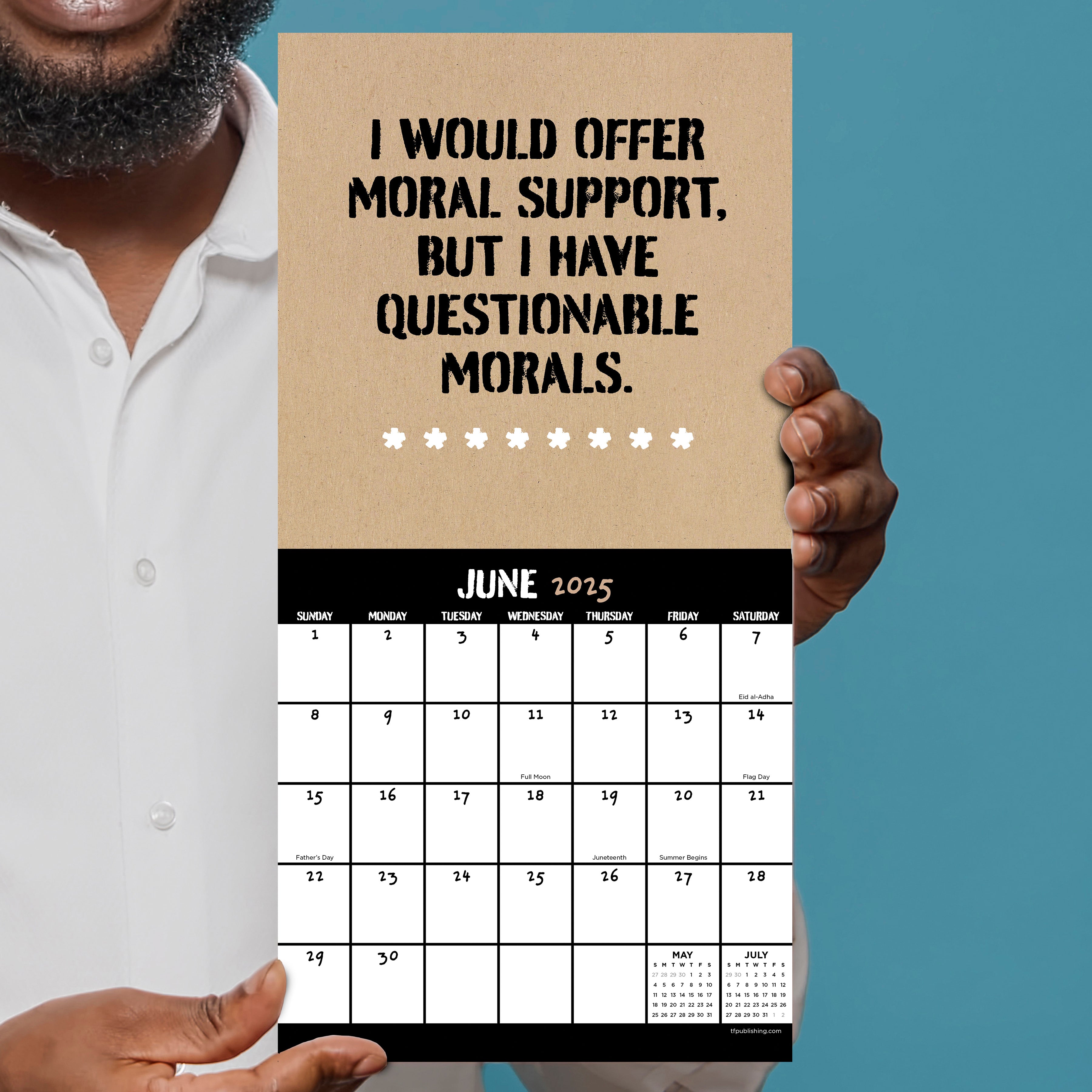 2025 Anti-Affirmations & Sarcasm Mini Calendar SELWII