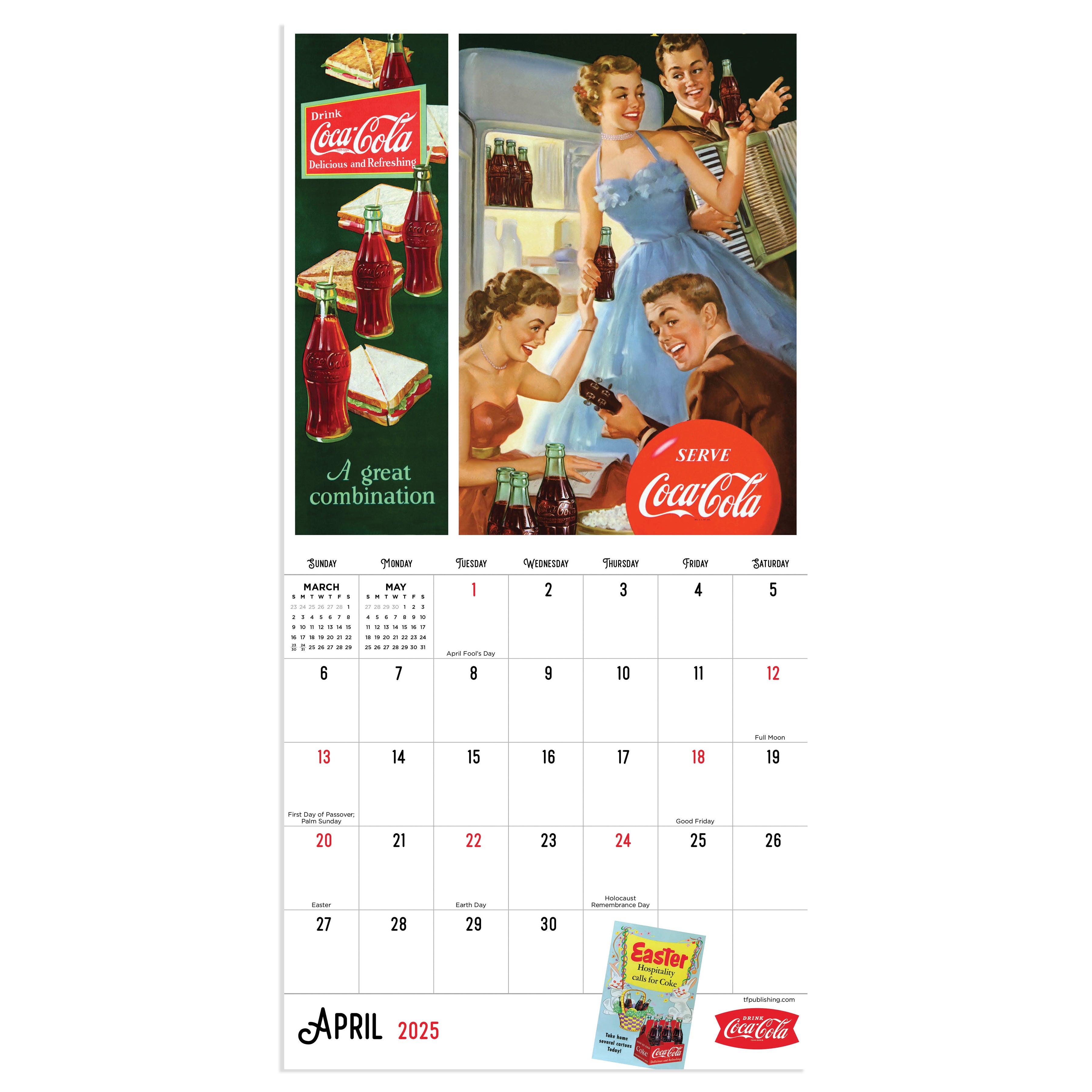 2025 Coca-Cola Mini Calendar SELWII