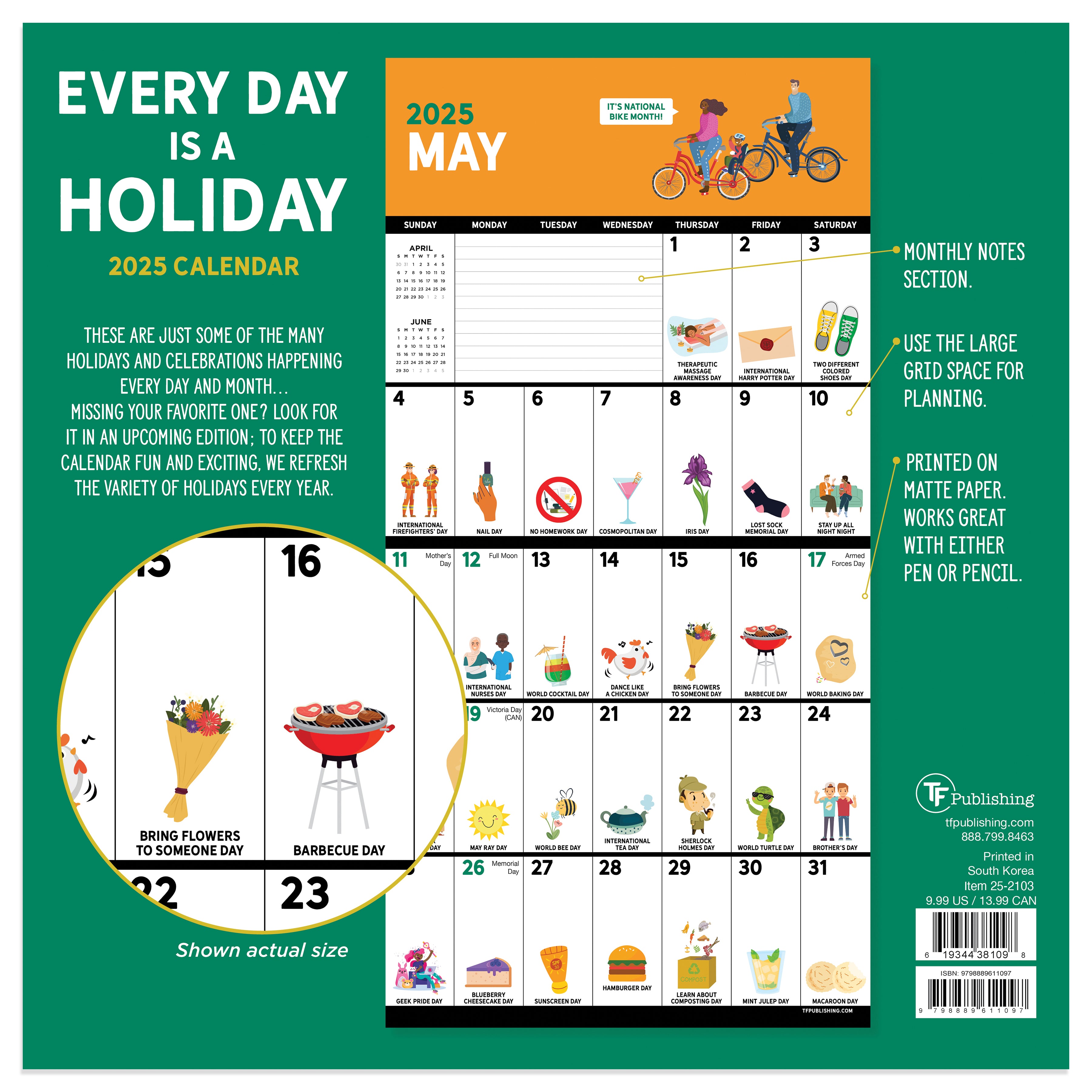 2025 Every Day's A Holiday Mini Calendar SELWII