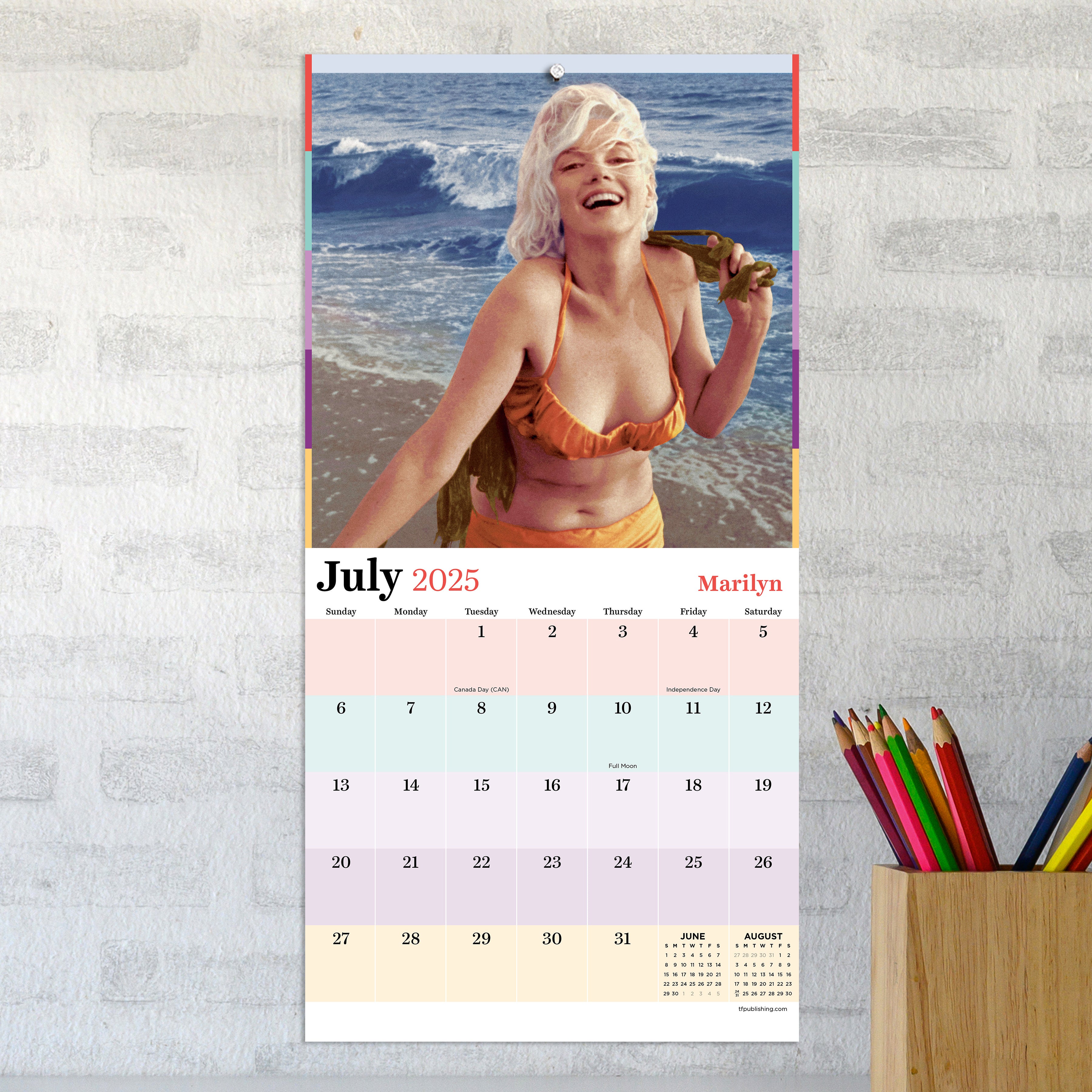 2025 Marilyn Monroe Mini Calendar SELWII