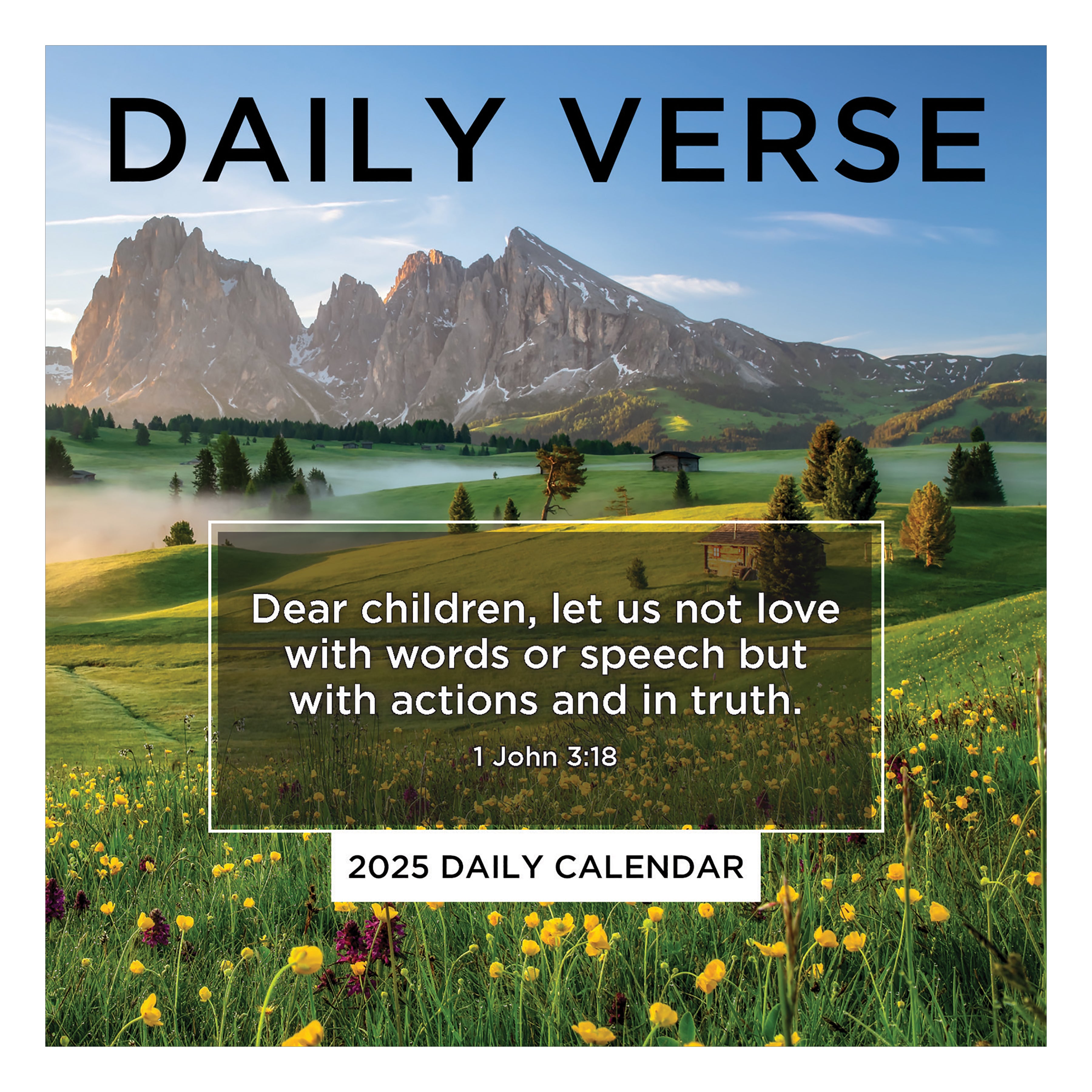 2025 Daily Verse Daily Desktop Calendar SELWII